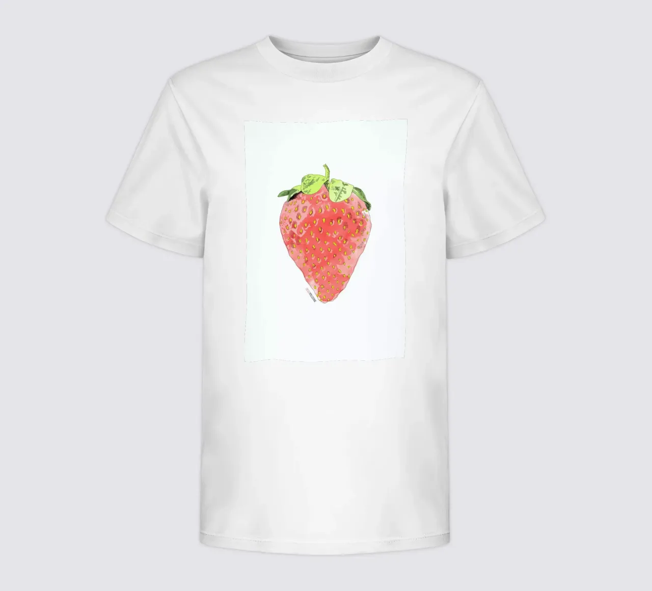 Fraise t-shirt bambini da La Belette Rose