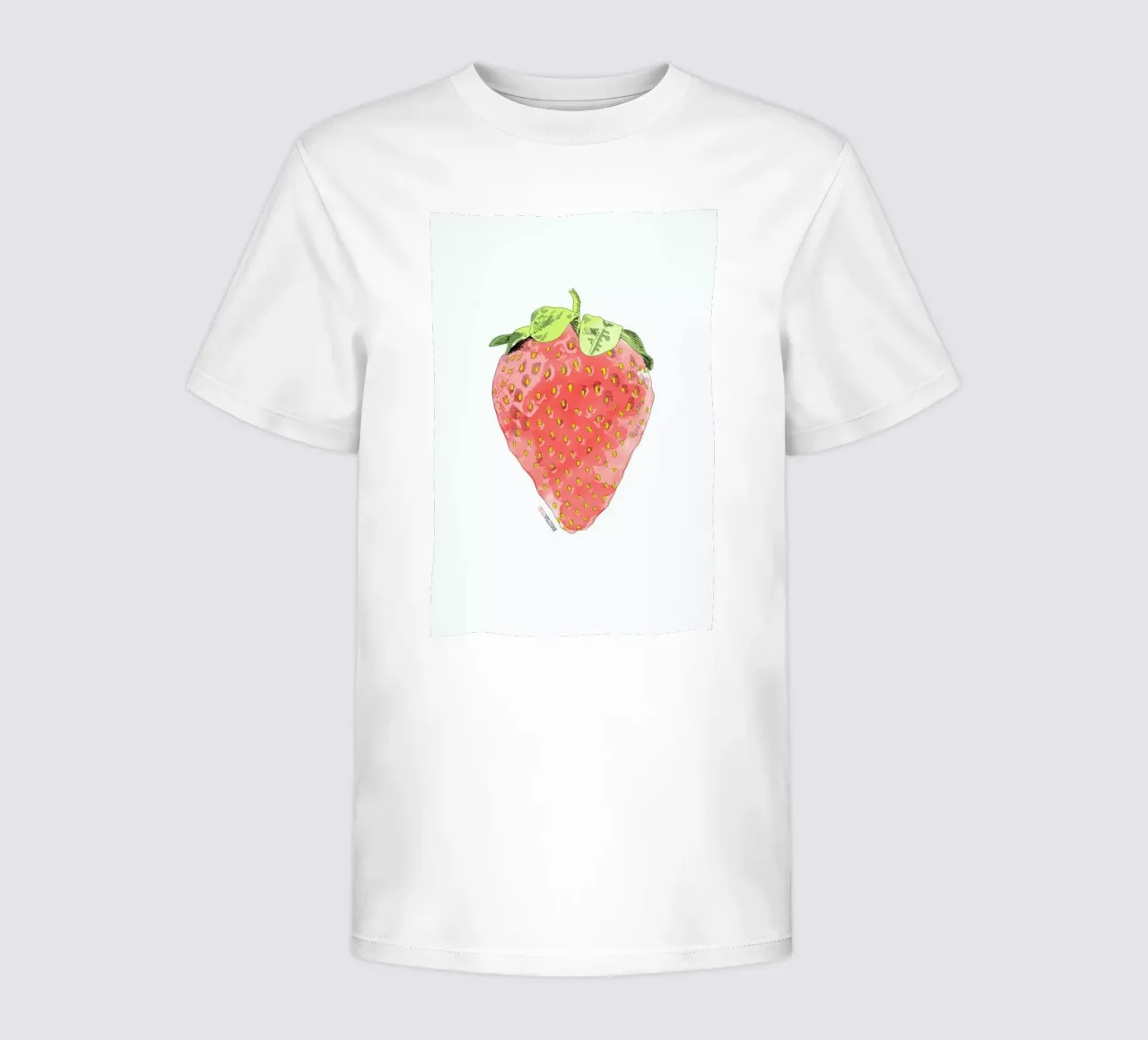 Fraise t-shirt bambini da La Belette Rose