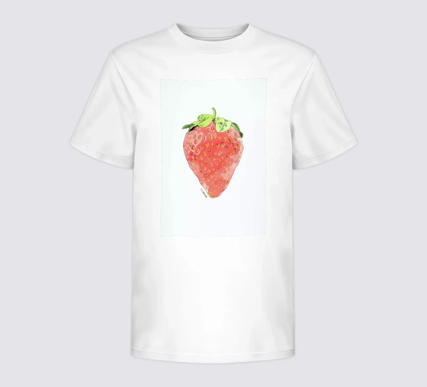 Fraise t-shirt bambini da La Belette Rose