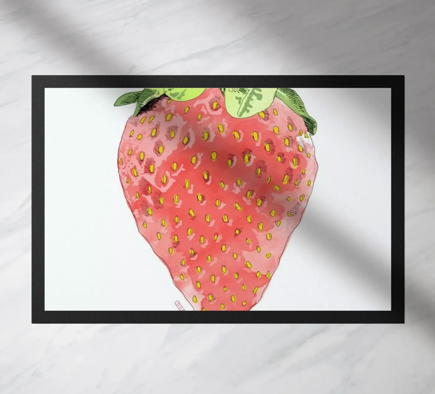 Fraise deurmat van La Belette Rose