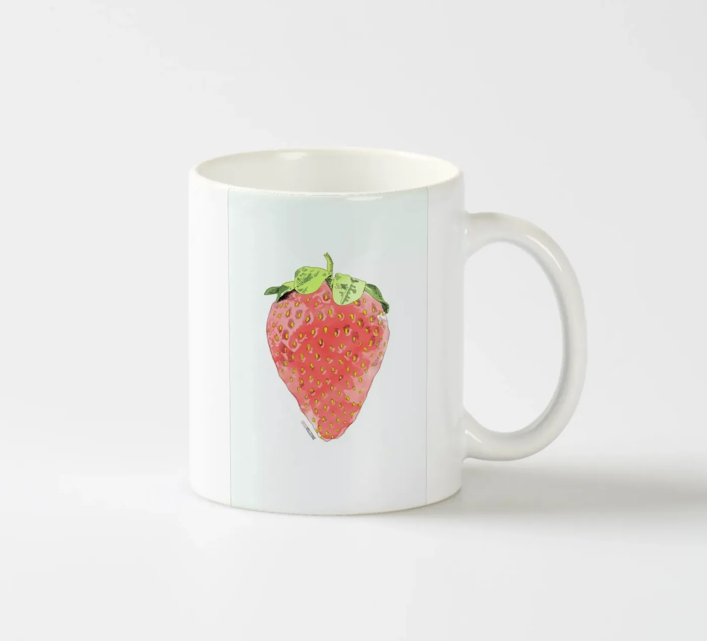 Fraise tazza in ceramica da La Belette Rose