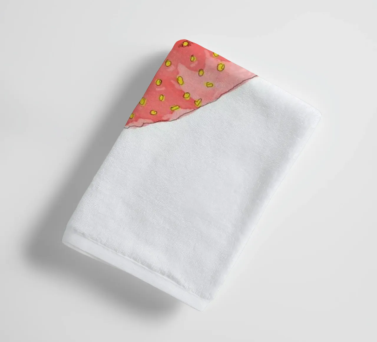 Fraise badhanddoek van La Belette Rose