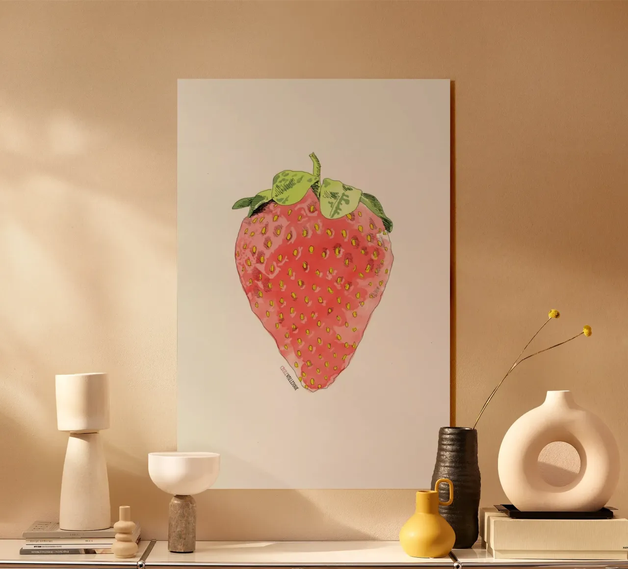 Fraise plexiglass da La Belette Rose