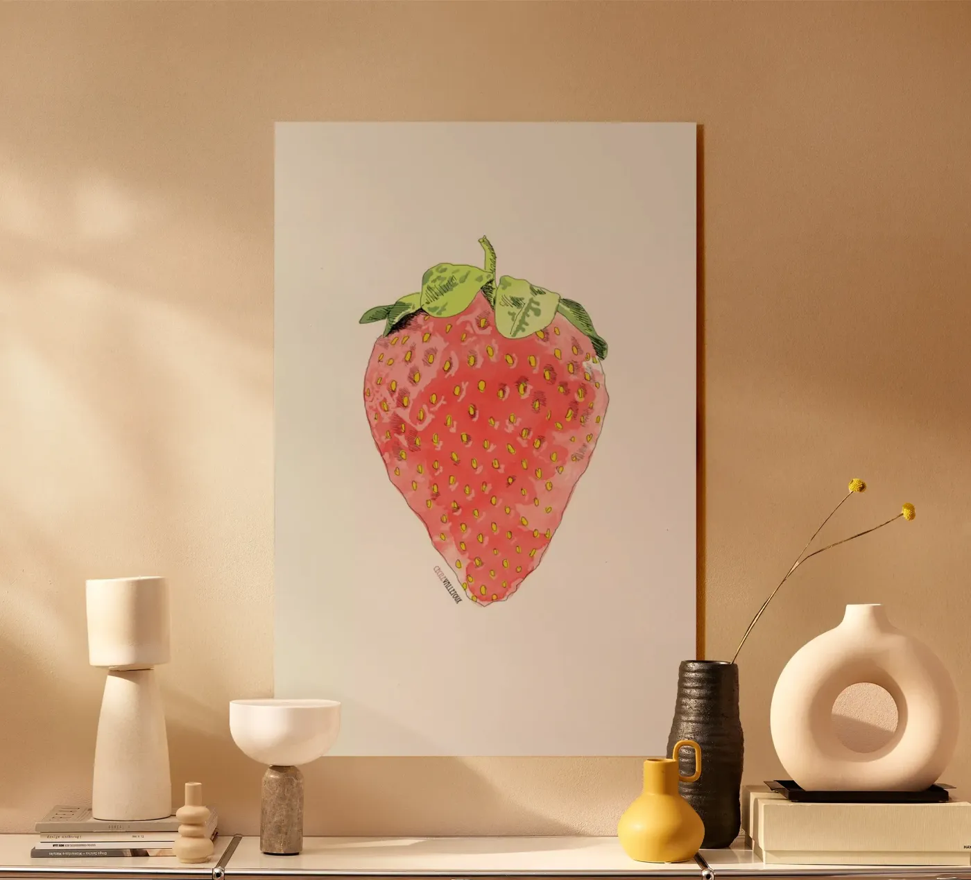 Fraise plexiglass da La Belette Rose