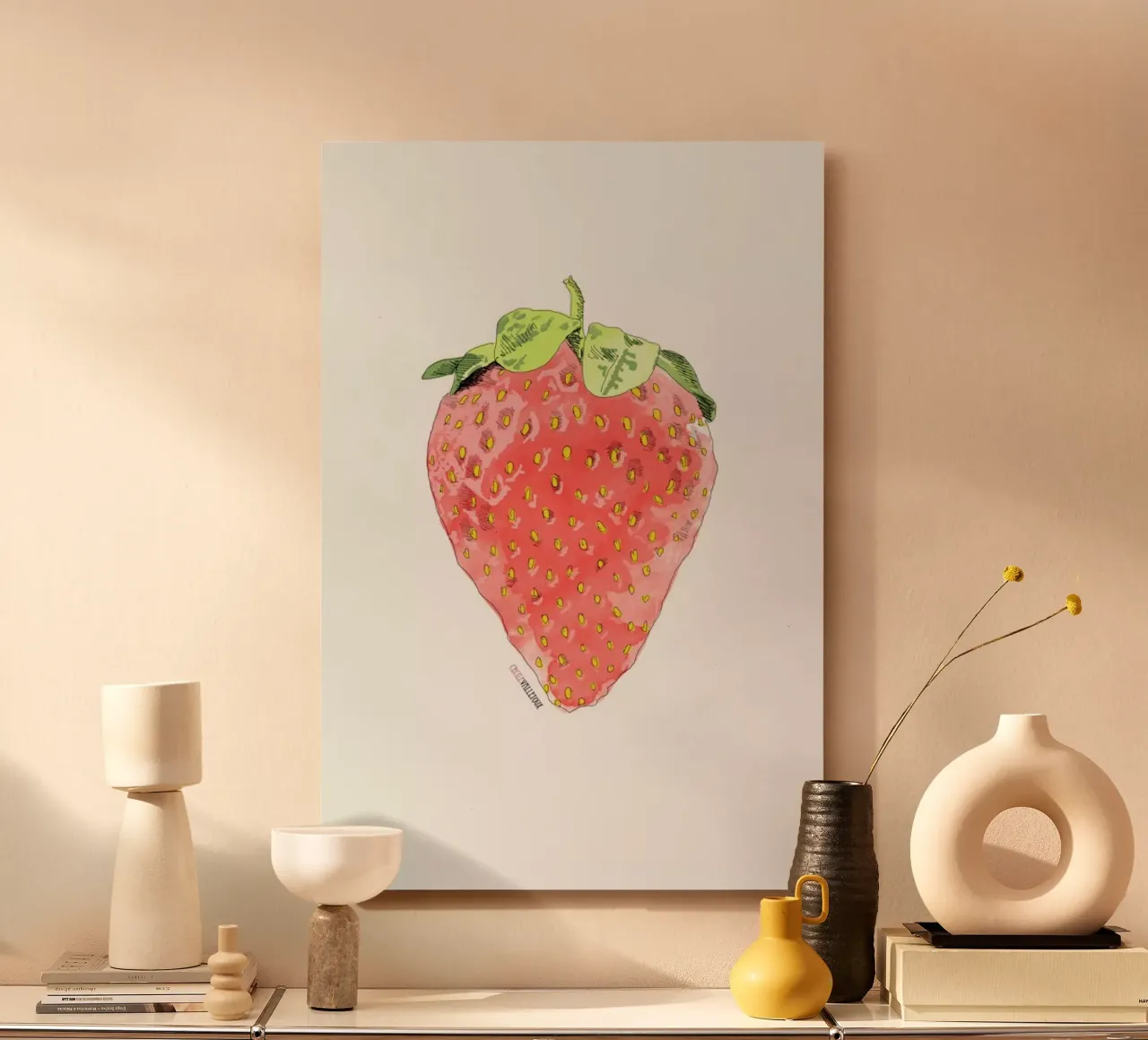 Fraise forex plate by La Belette Rose