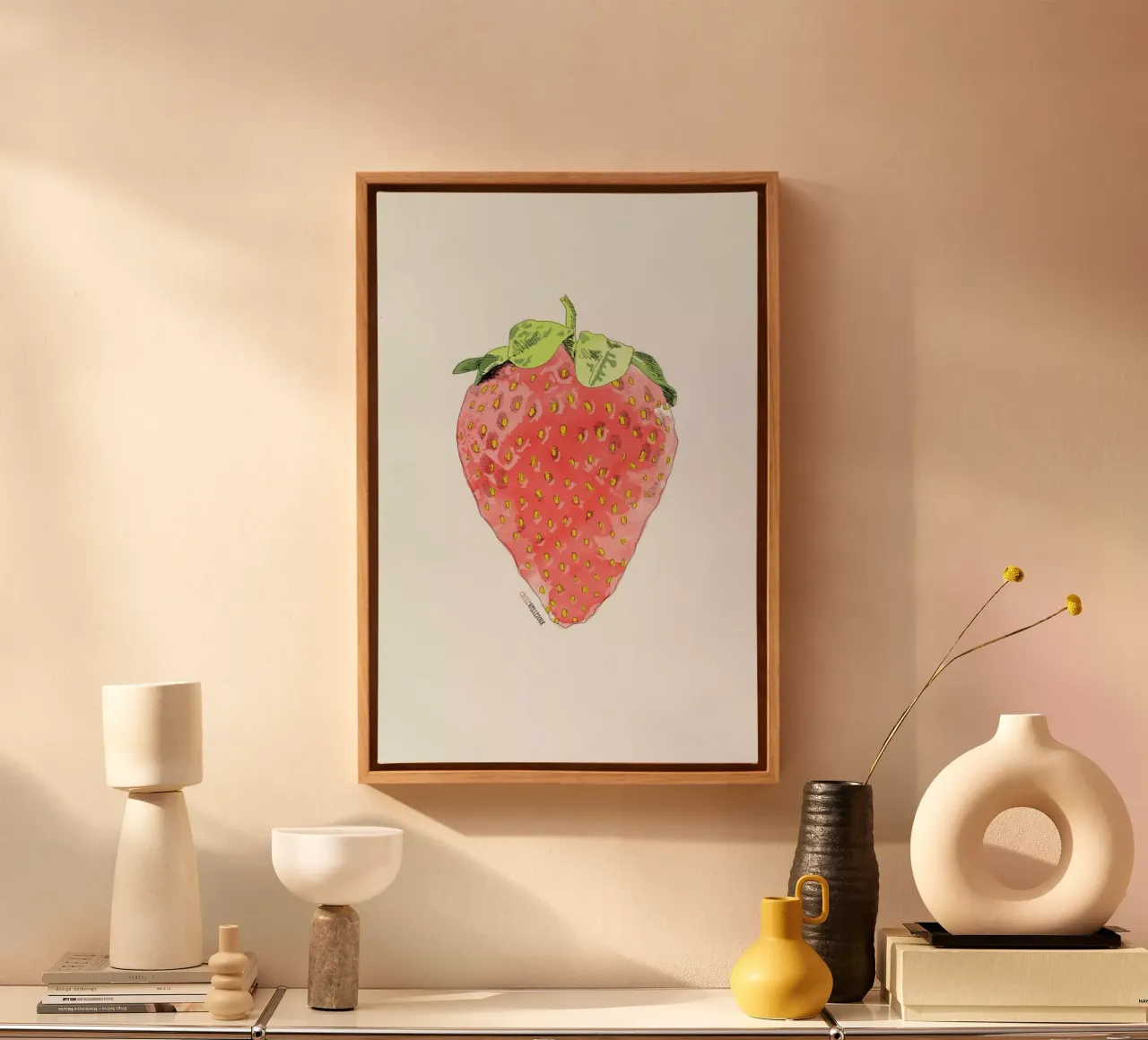 Fraise tela da La Belette Rose