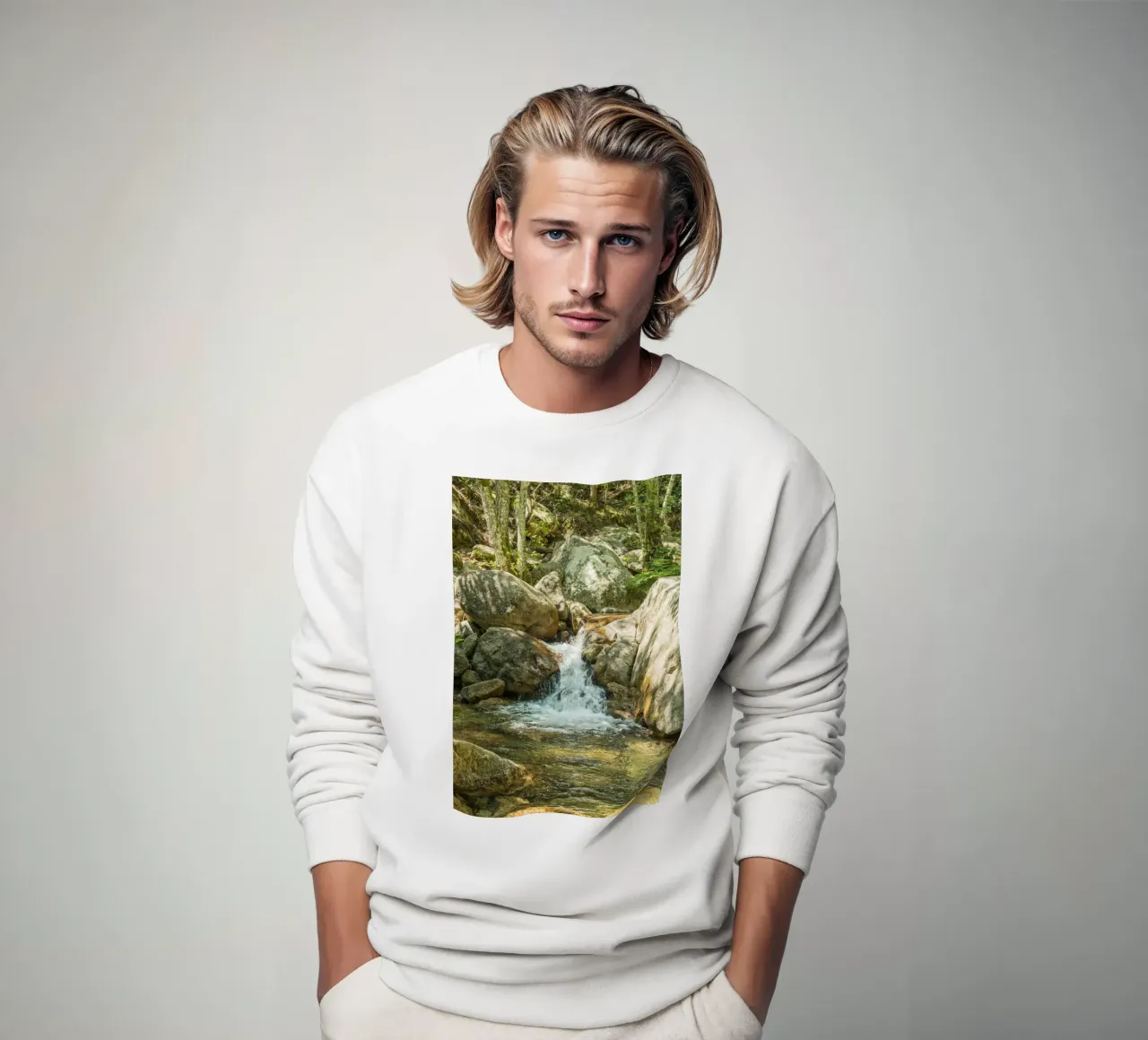 Waterval sweatshirt van Curious Collections by Marielle Leenders