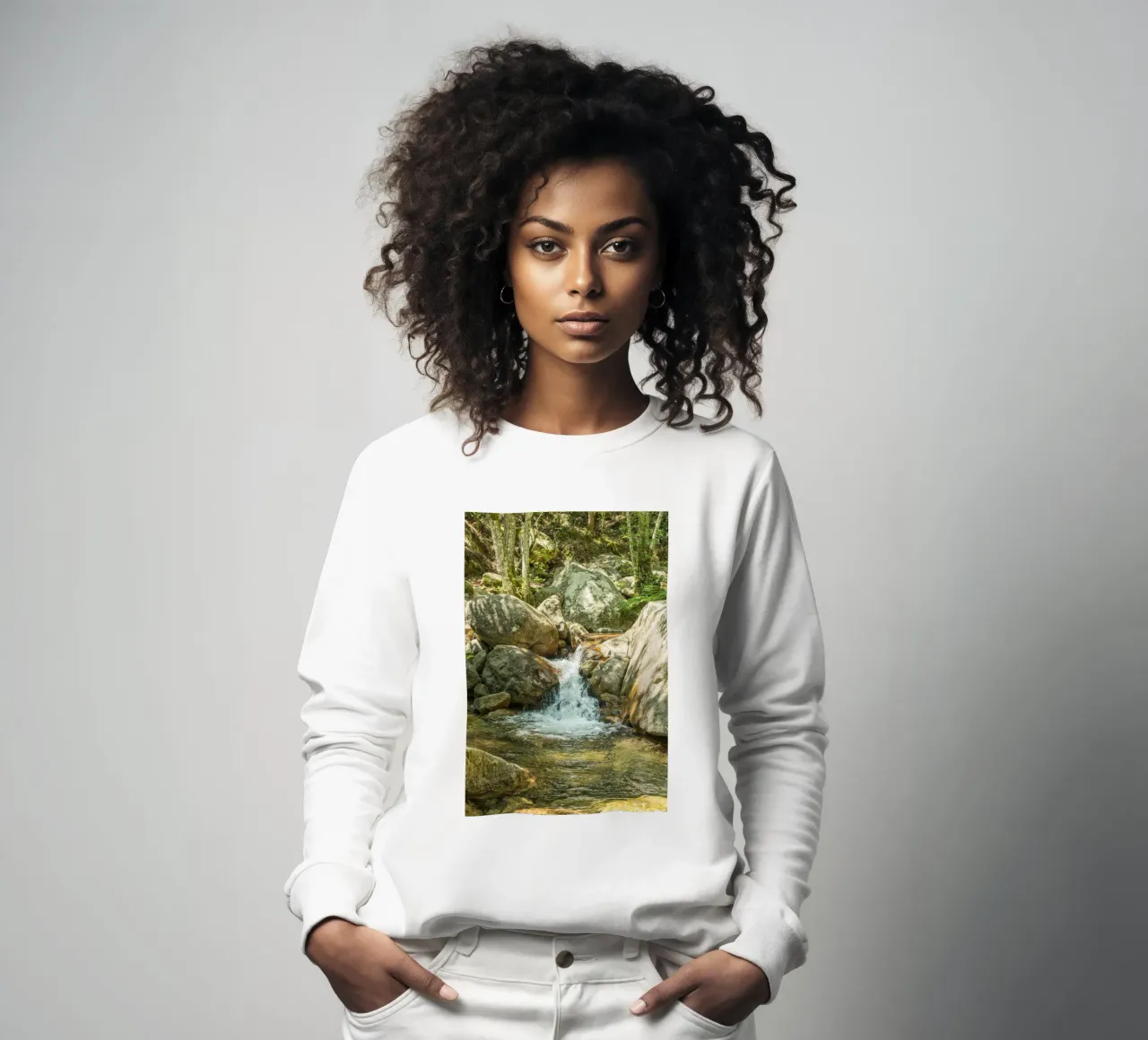 Waterval sweatshirt van Curious Collections by Marielle Leenders