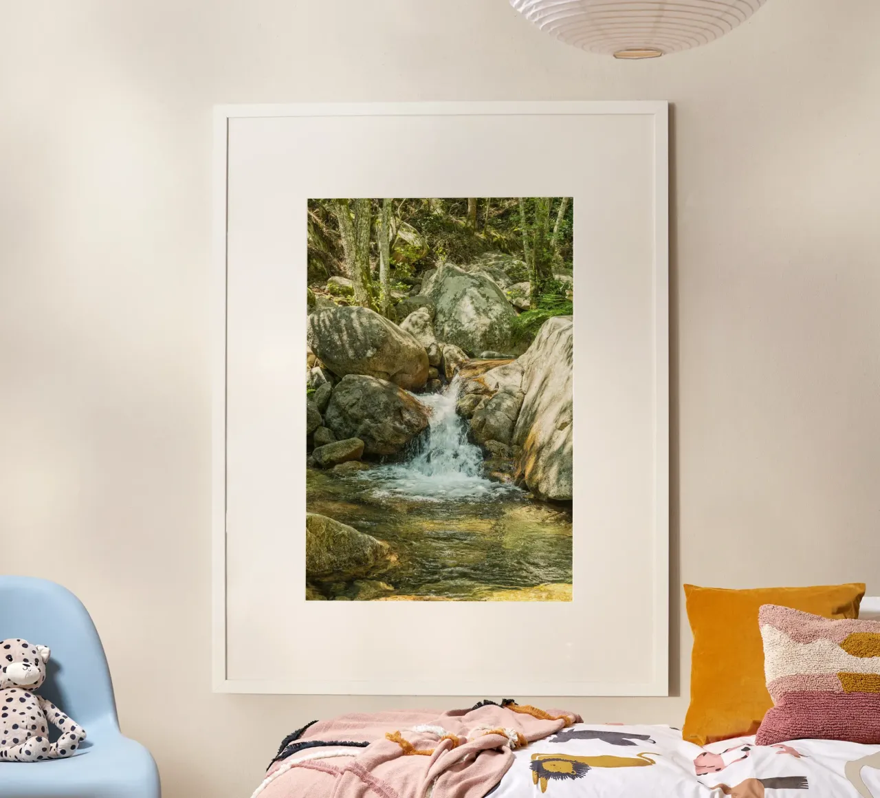 Waterfall poster by Curious Collections by Marielle Leenders
