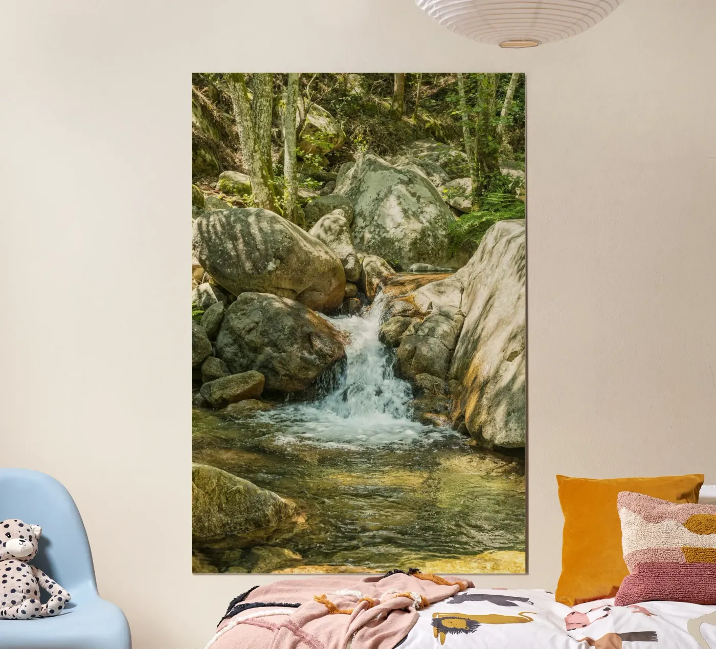 Waterval poster van Curious Collections by Marielle Leenders