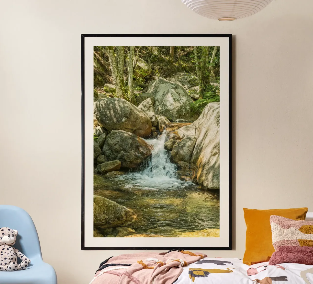 Waterfall poster by Curious Collections by Marielle Leenders
