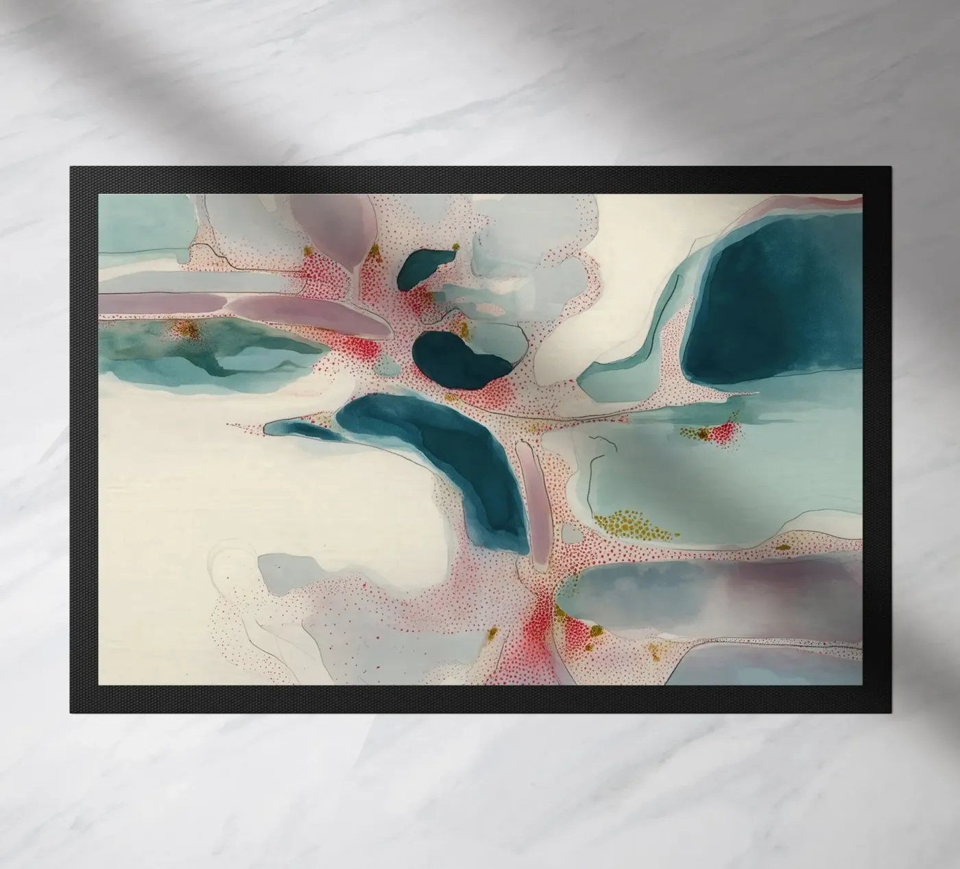 Organic Forms Abstract deurmat van Hazia