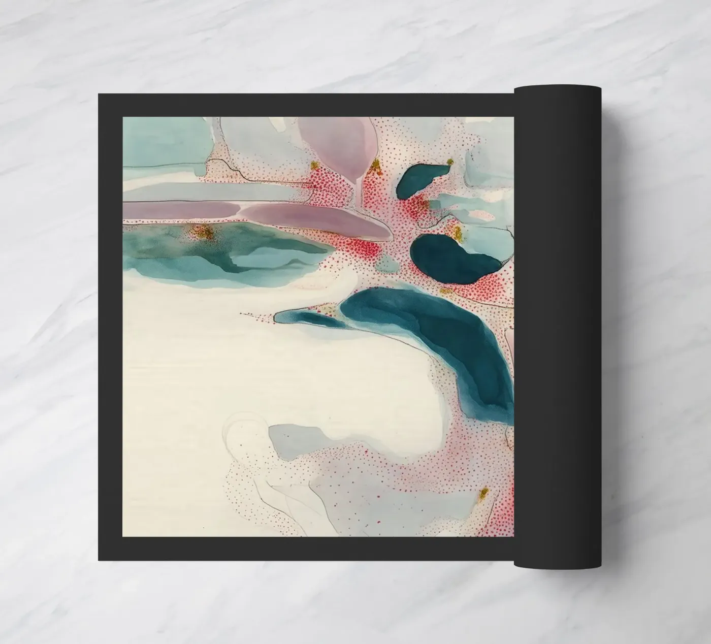 Organic Forms Abstract deurmat van Hazia