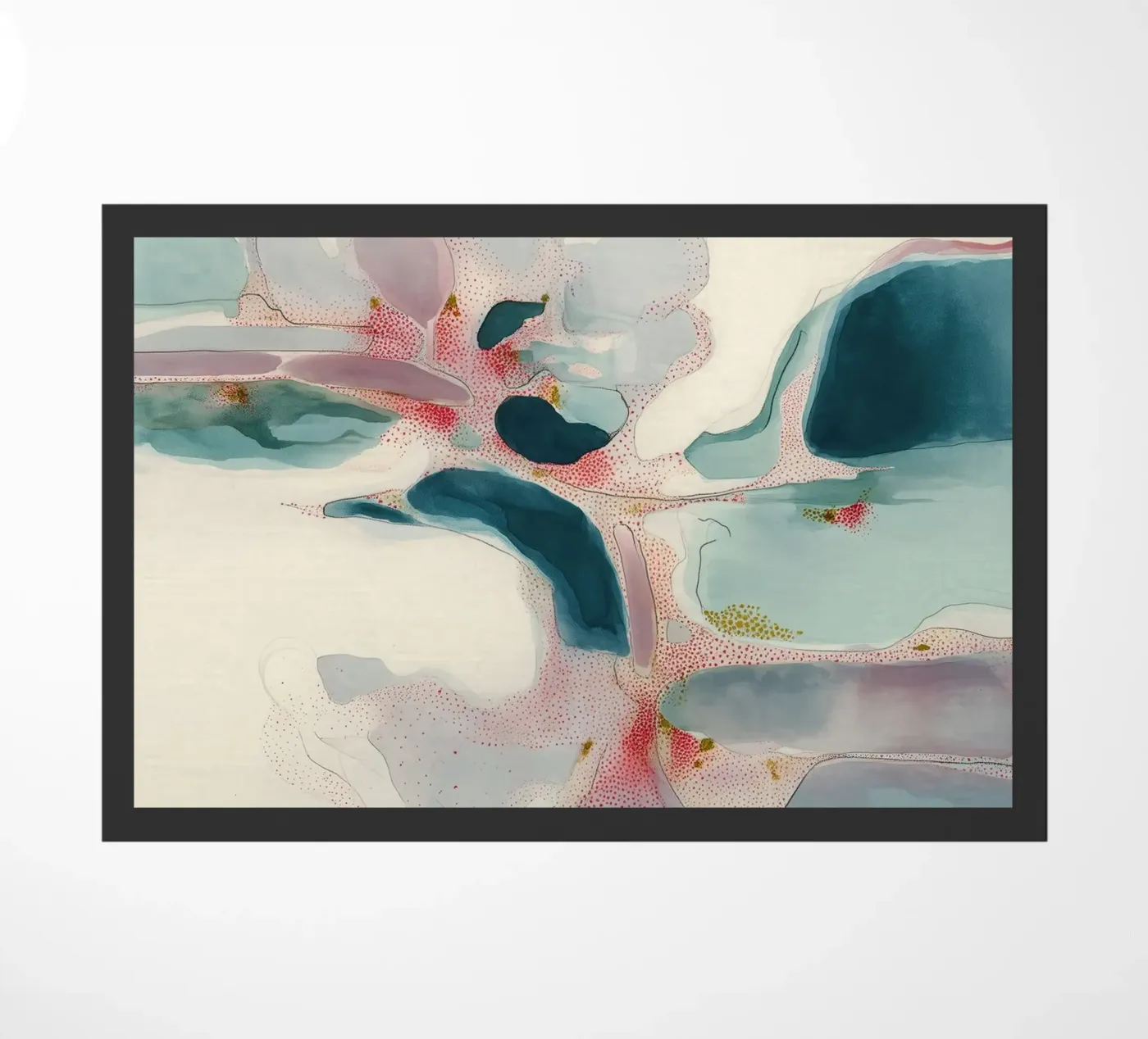Organic Forms Abstract deurmat van Hazia