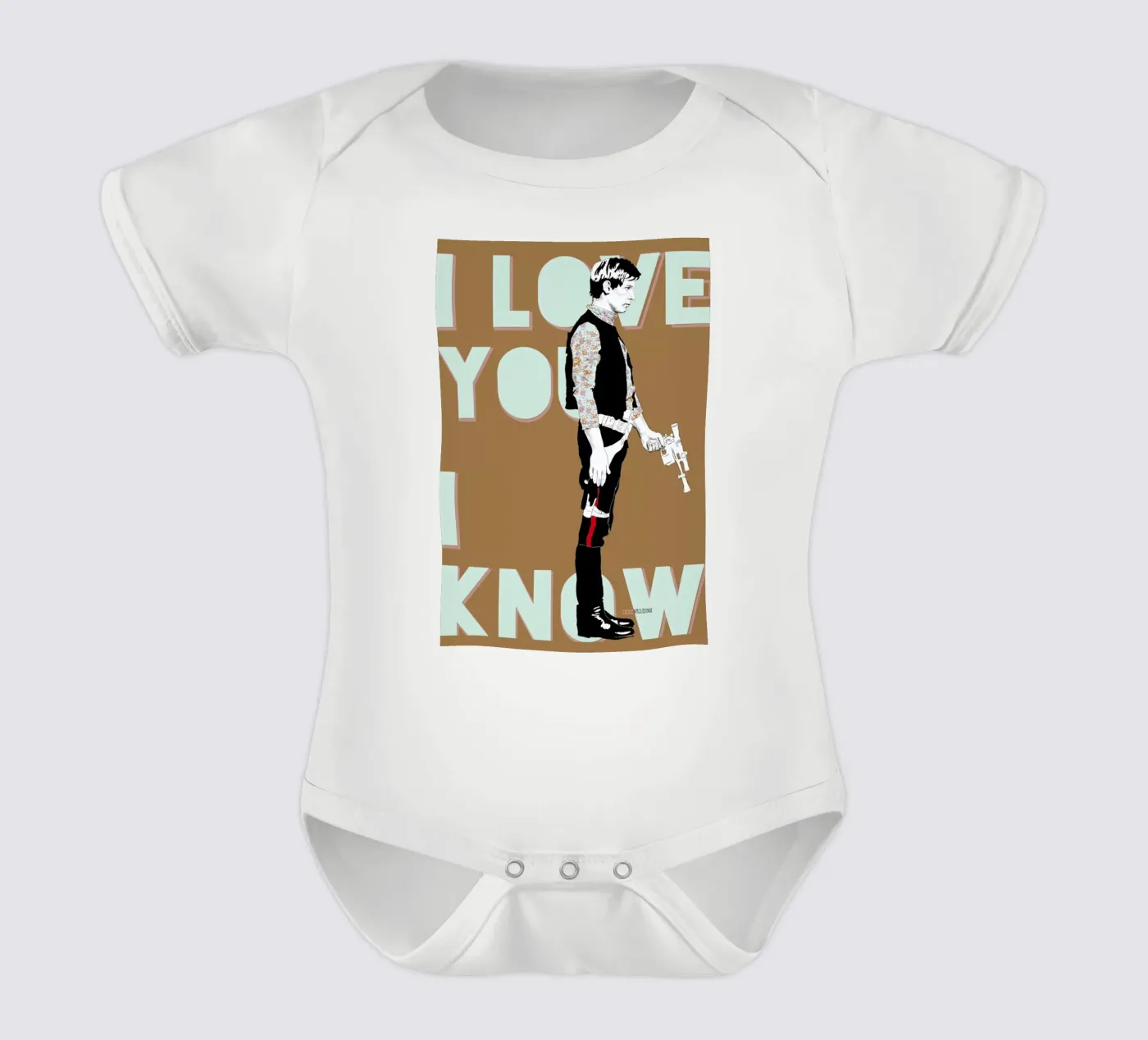 I Know body bébé de La Belette Rose