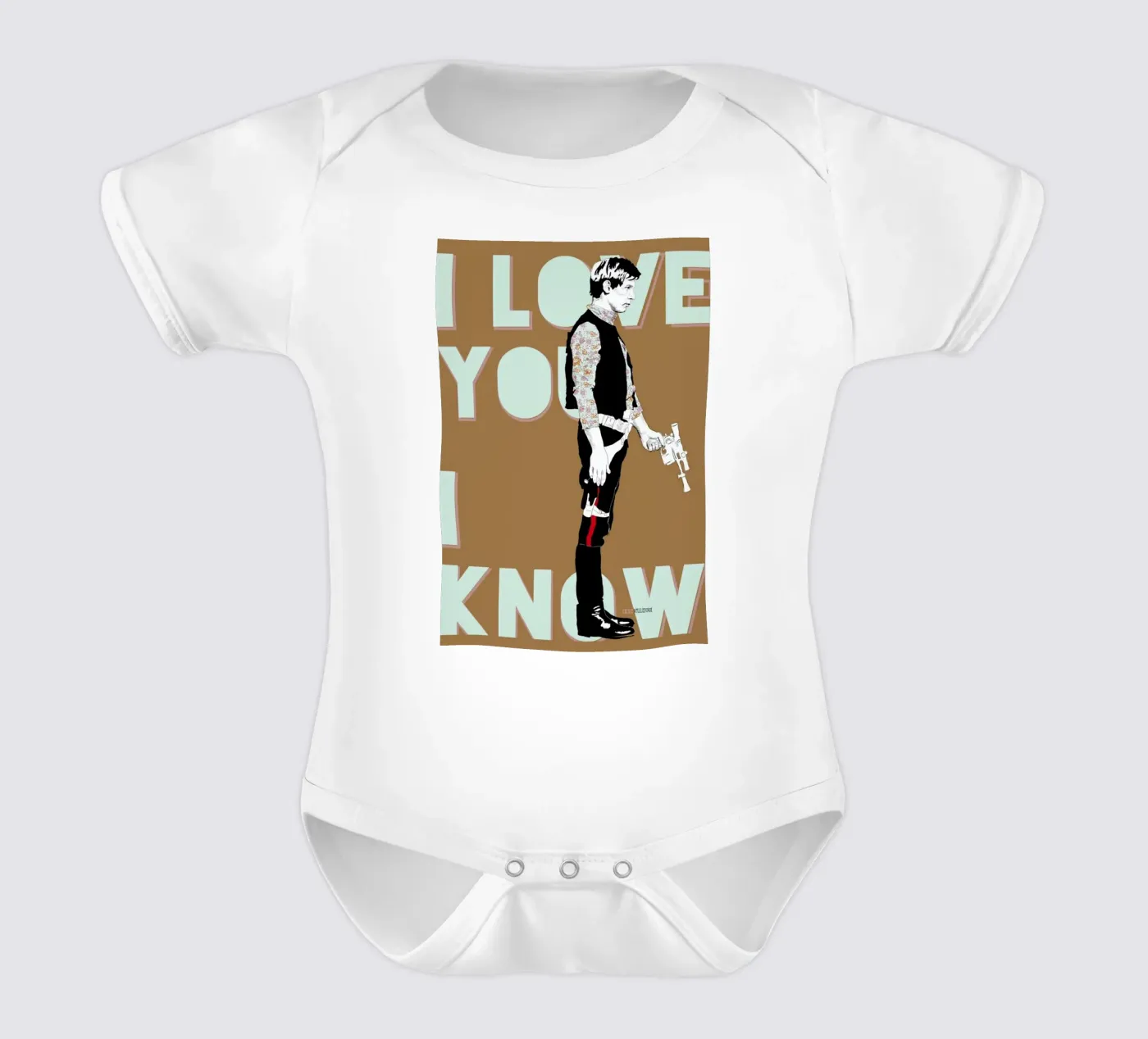 I Know body bébé de La Belette Rose
