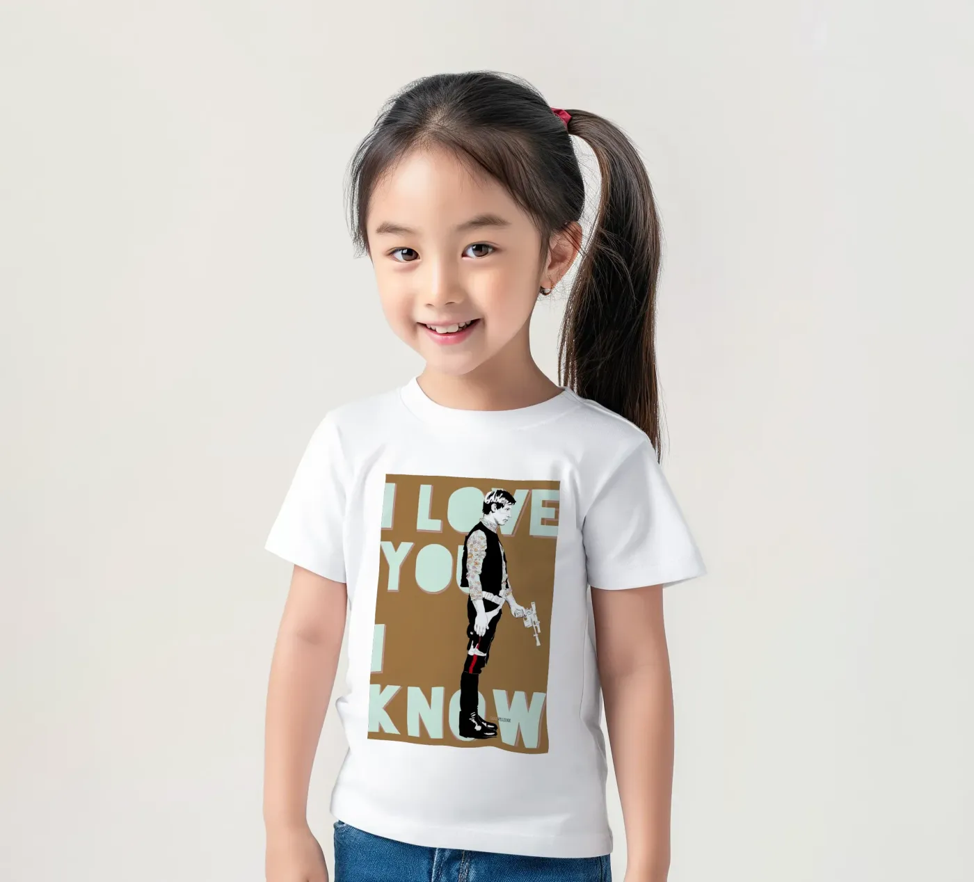 I Know t-shirt bambini da La Belette Rose