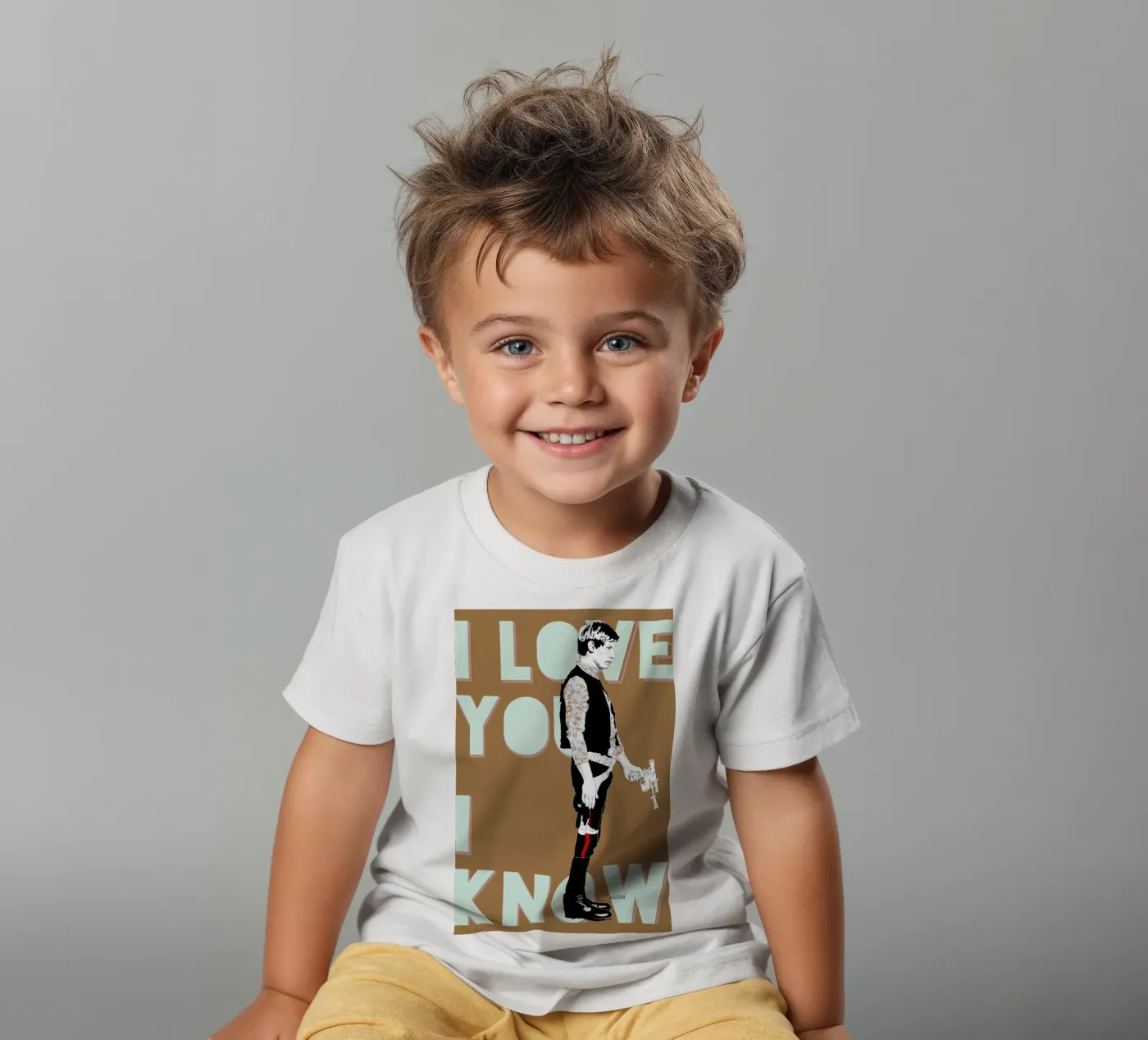 I Know t-shirt bambini da La Belette Rose