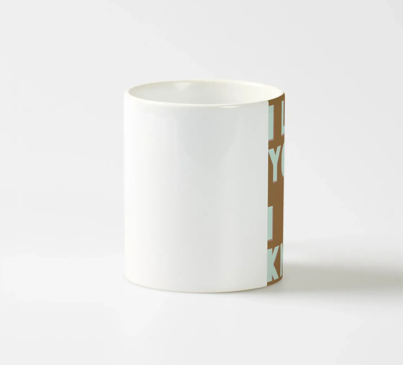 I Know ceramic mug by La Belette Rose
