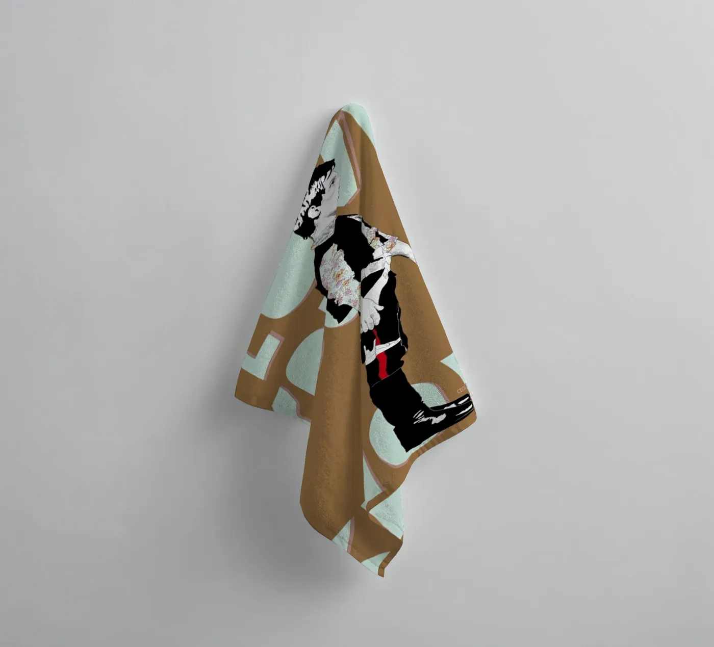 I Know towel by La Belette Rose