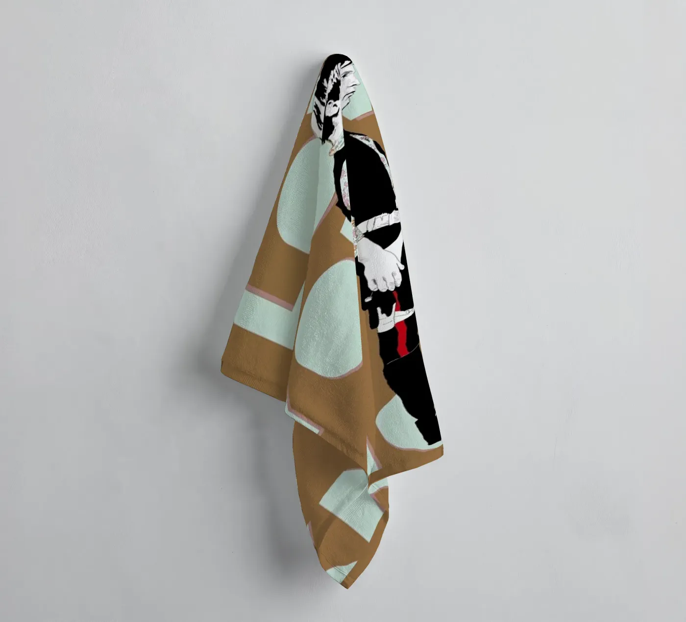 I Know towel by La Belette Rose