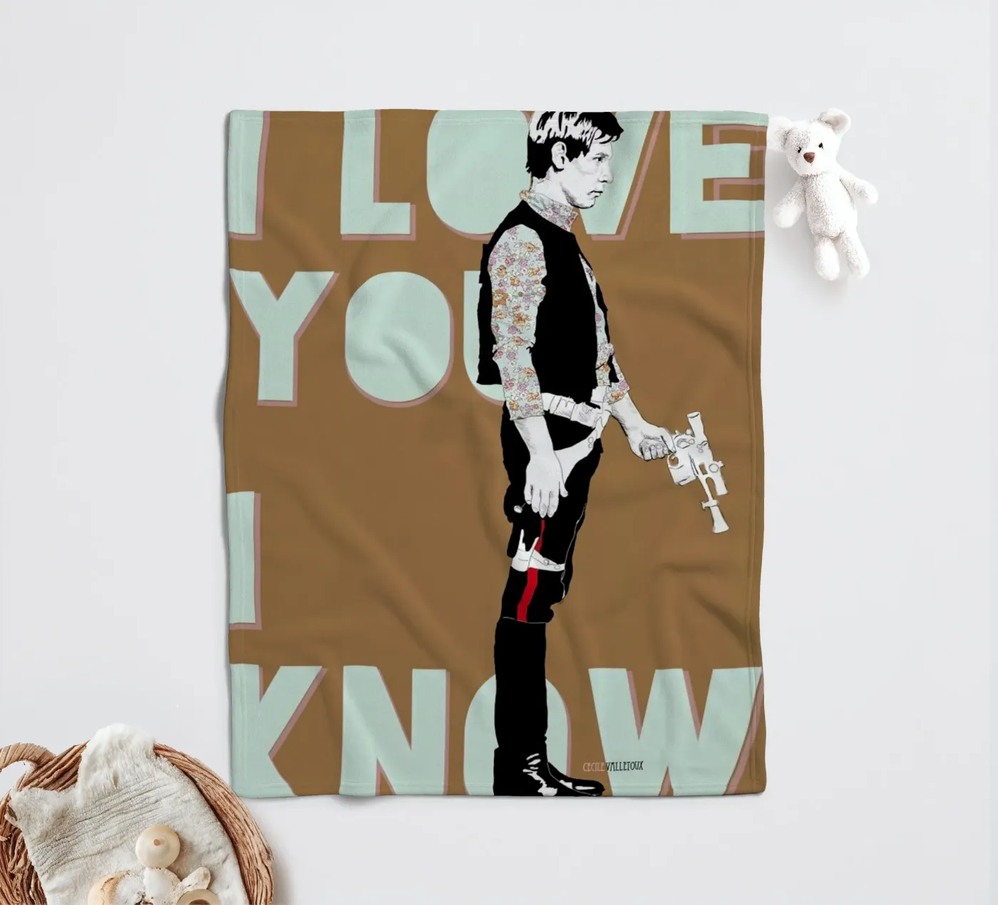 I Know coperta in pile da La Belette Rose