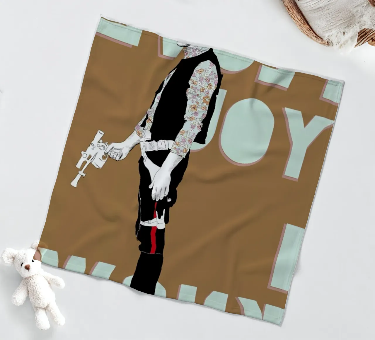 I Know Fleecedecke von La Belette Rose