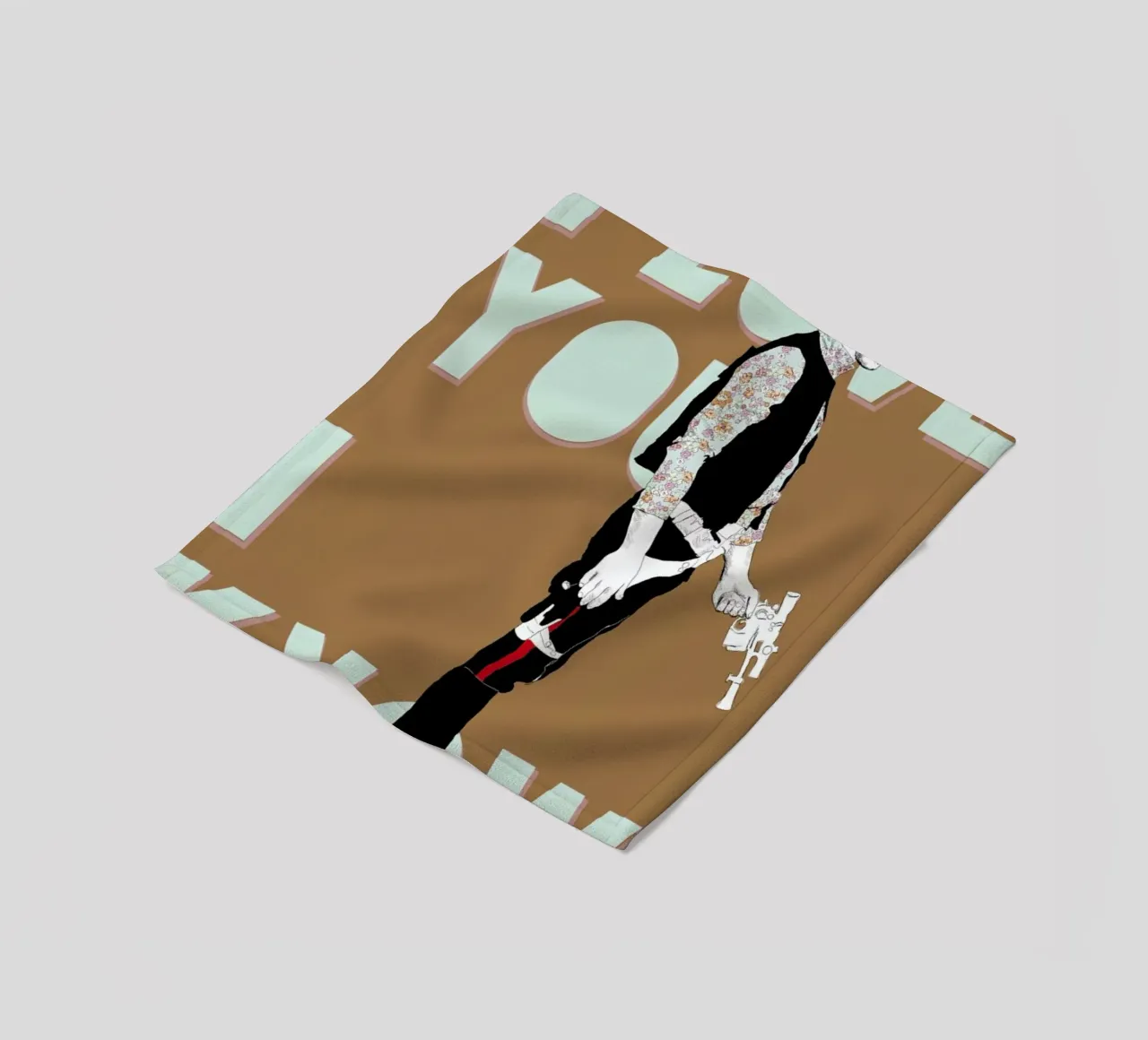 I Know Fleecedecke von La Belette Rose