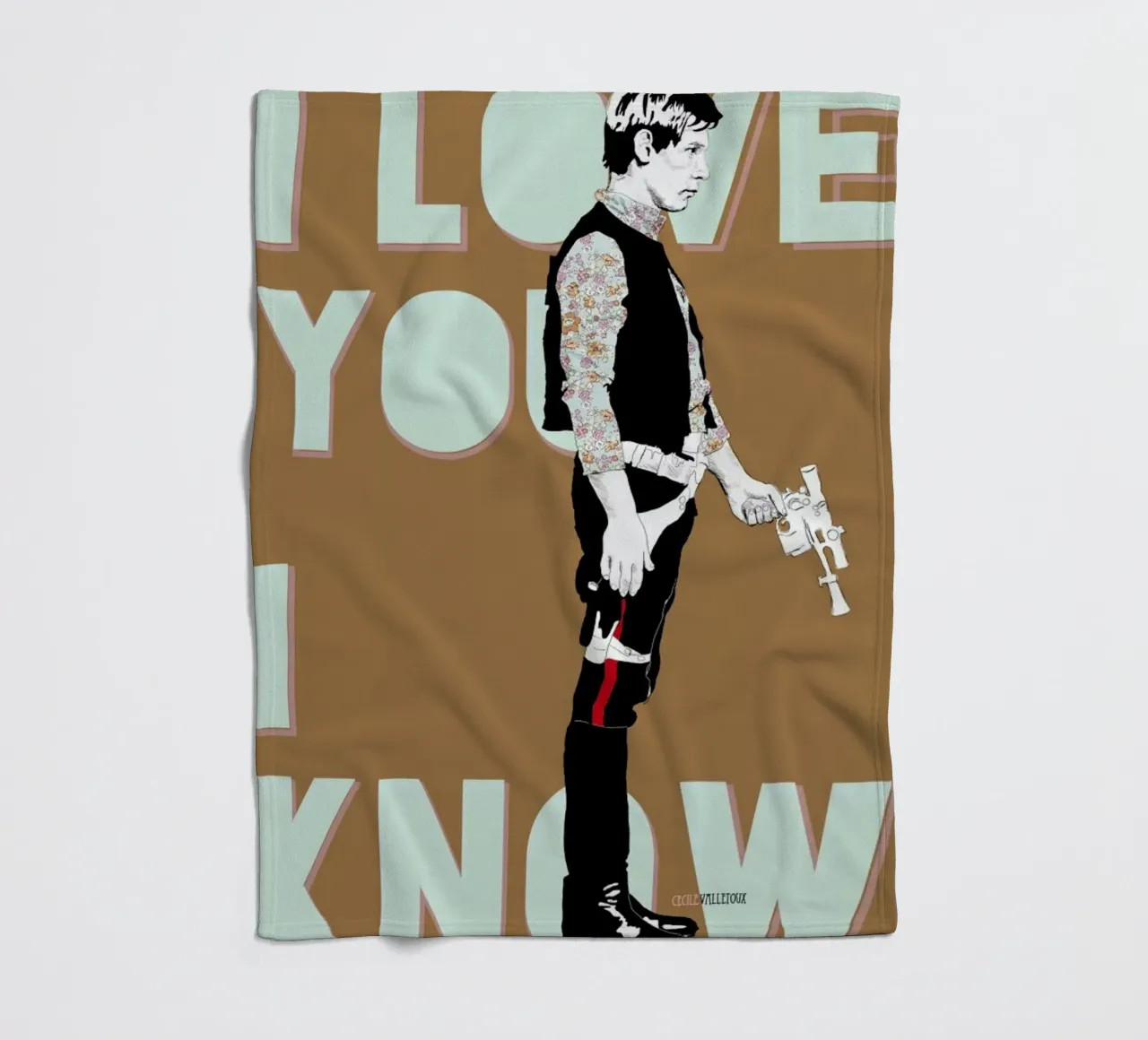 I Know Fleecedecke von La Belette Rose