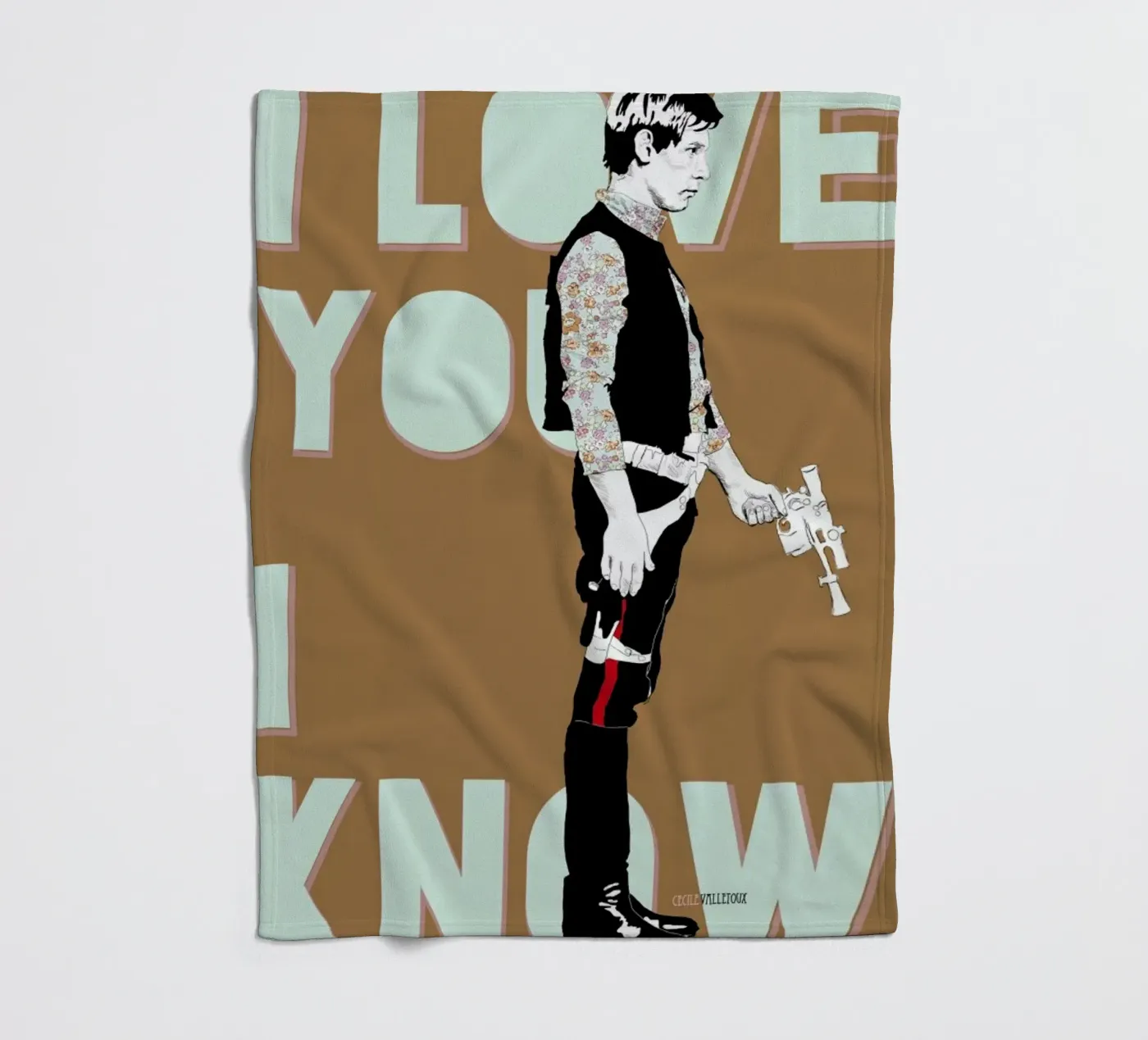 I Know coperta in pile da La Belette Rose