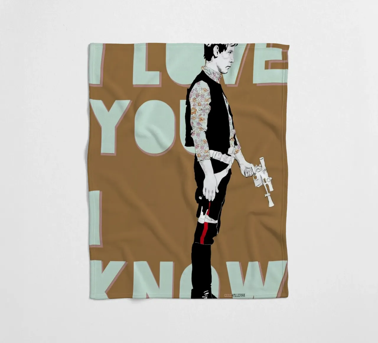 I Know Fleecedecke von La Belette Rose