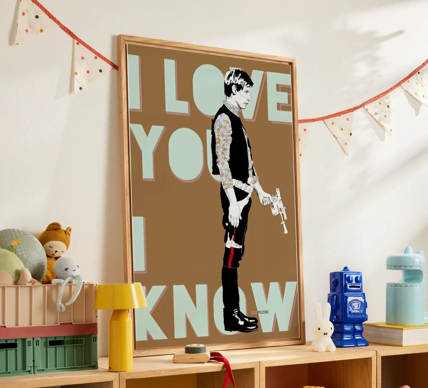 I Know acrylic glass by La Belette Rose