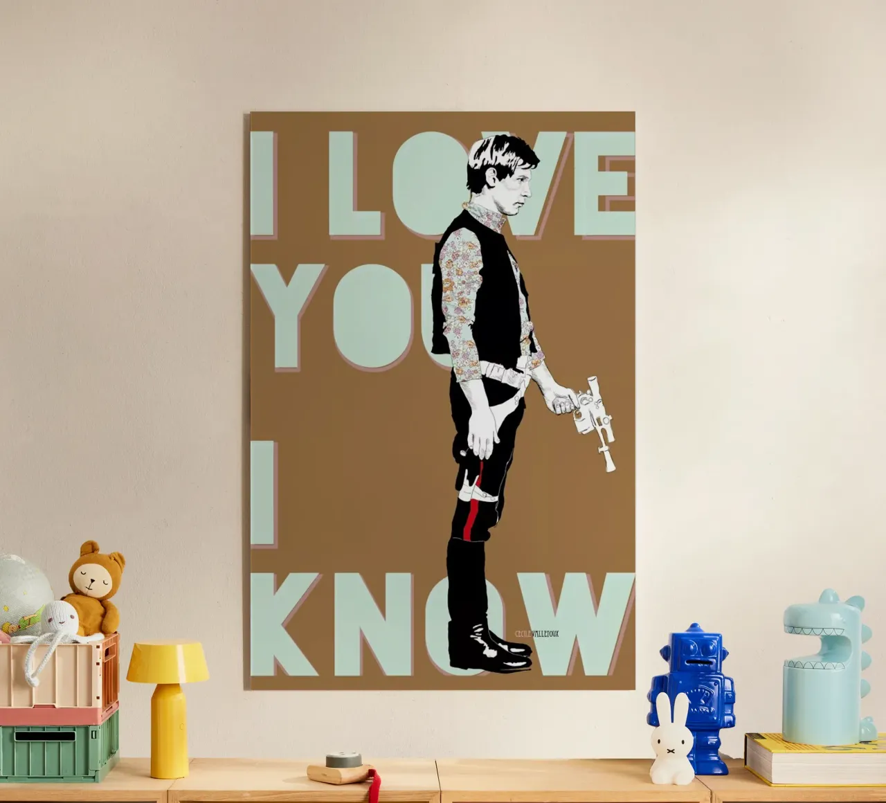 I Know acrylic glass by La Belette Rose