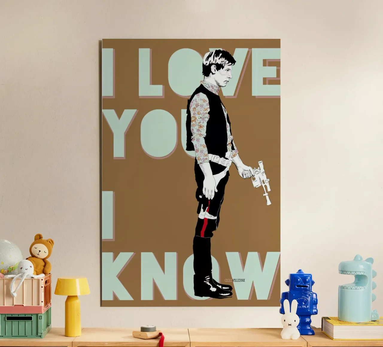 I Know alluminio dibond da La Belette Rose
