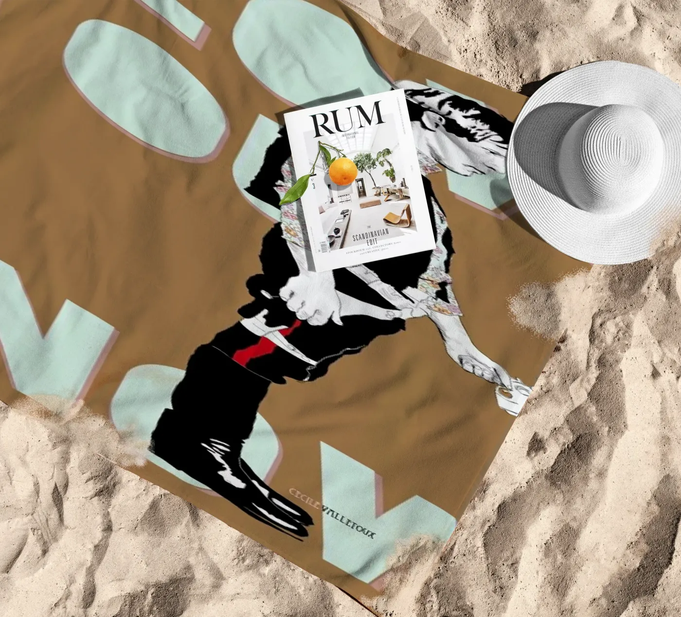 I Know telo mare da La Belette Rose