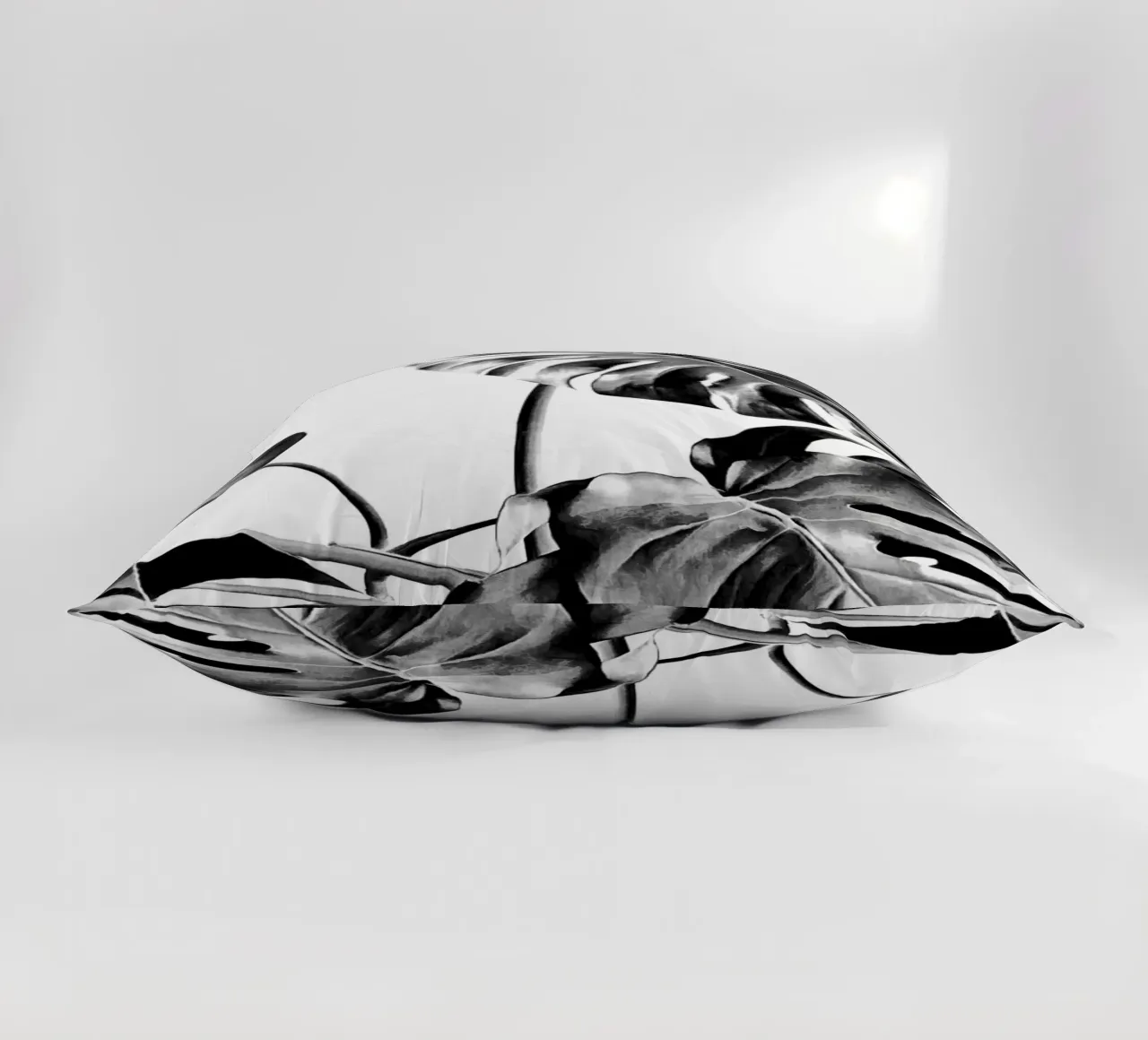 Monstera Bianco e Nero 07 cuscino da amini54