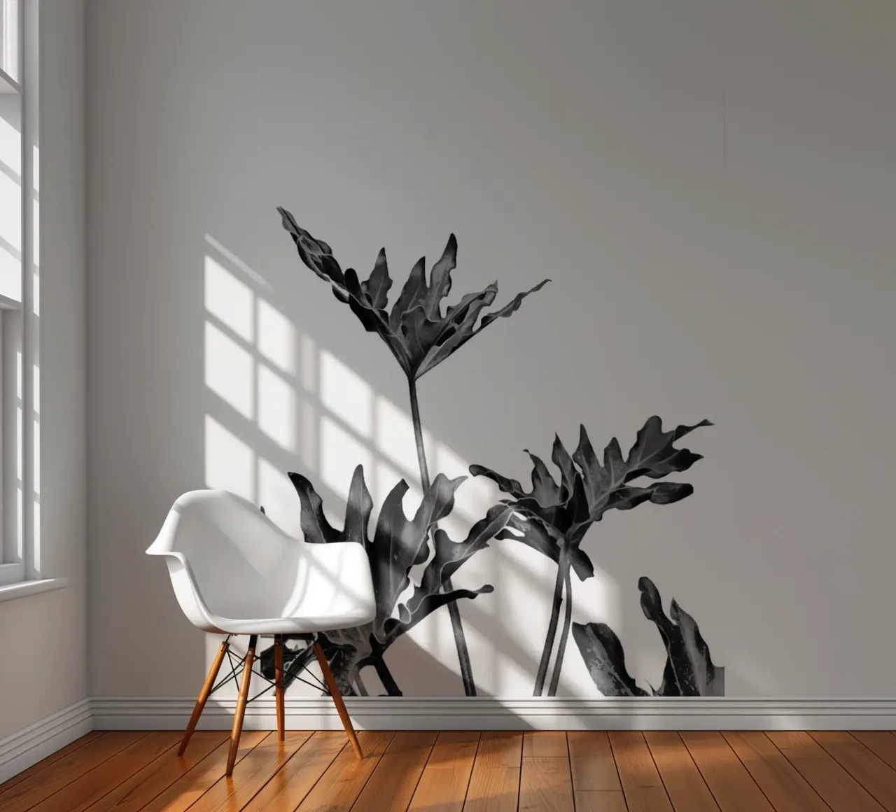 Monstera Black and White 08 photo wallpaper by amini54