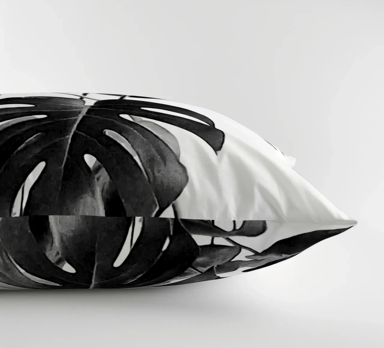 Monstera Bianco e Nero 09 cuscino da amini54