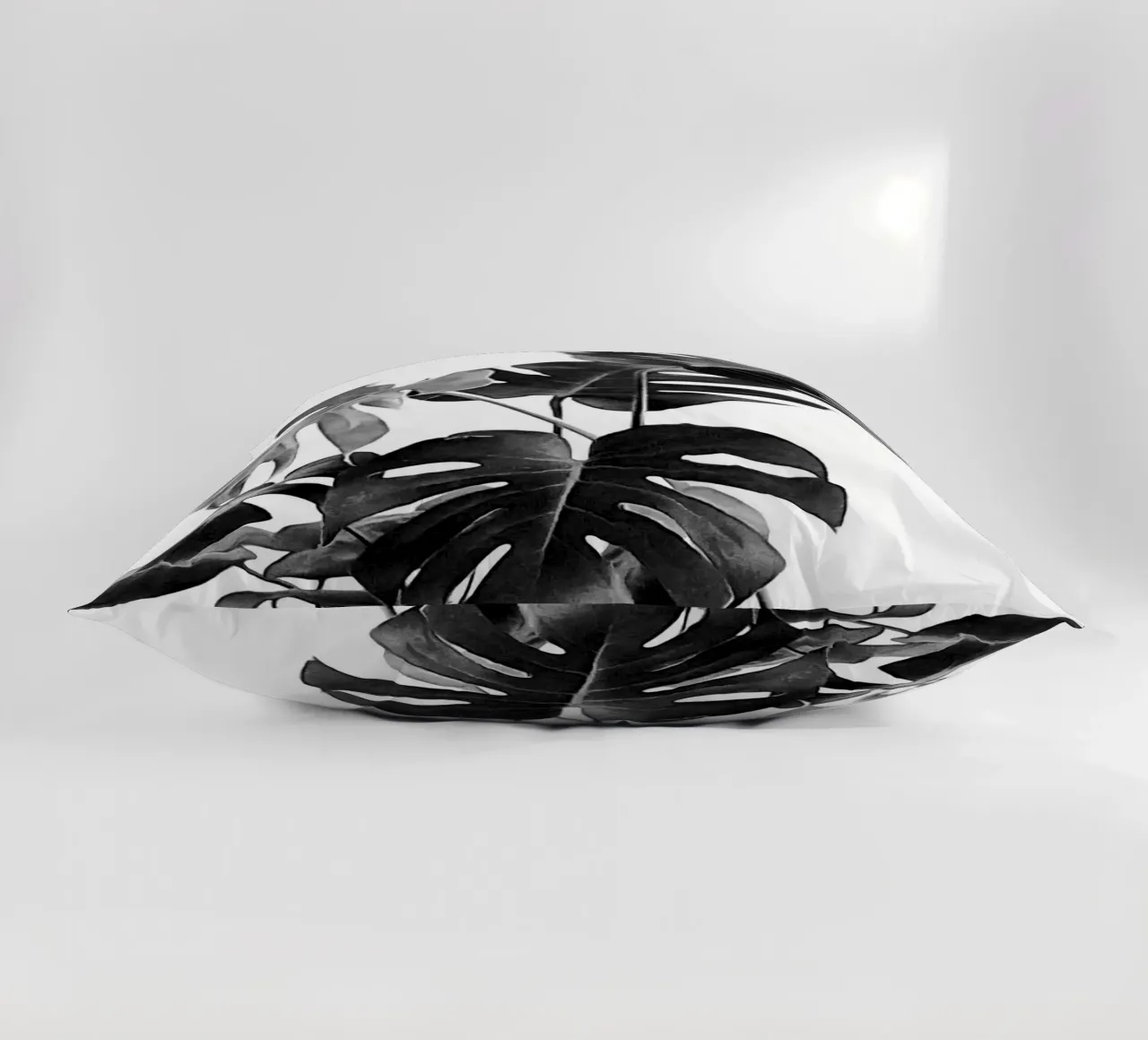Monstera Bianco e Nero 09 cuscino da amini54