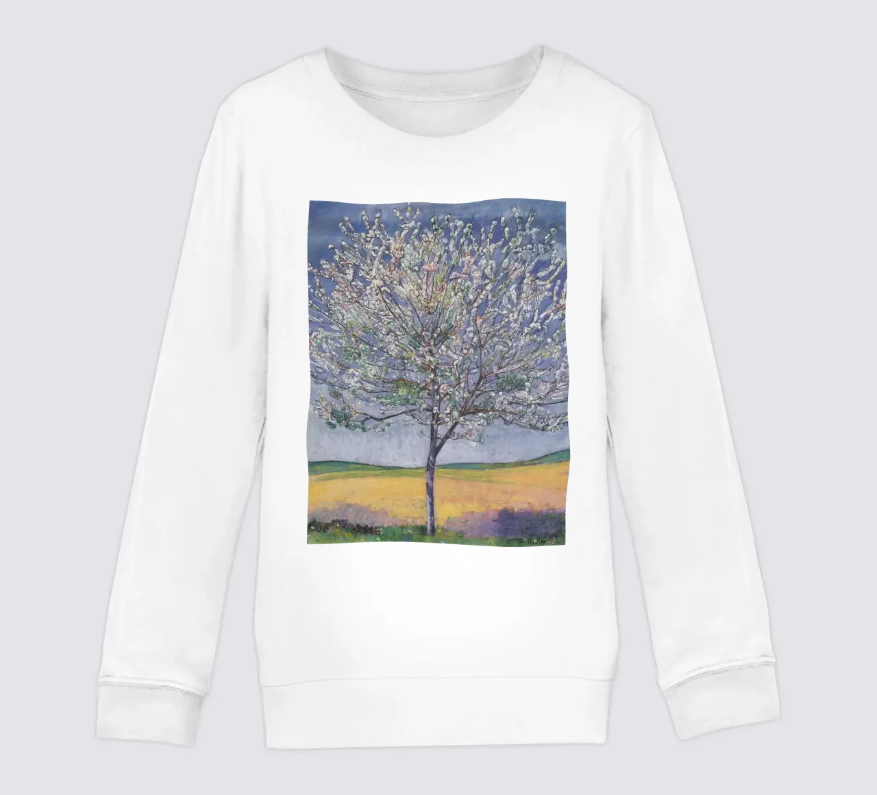 Ferdinand Hodler - Ciliegio in fiore felpa bambino da William Store