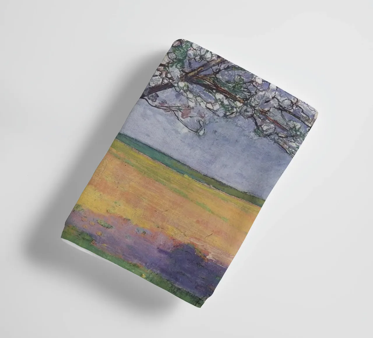 Ferdinand Hodler - Ciliegio in fiore asciugamano da bagno da William Store