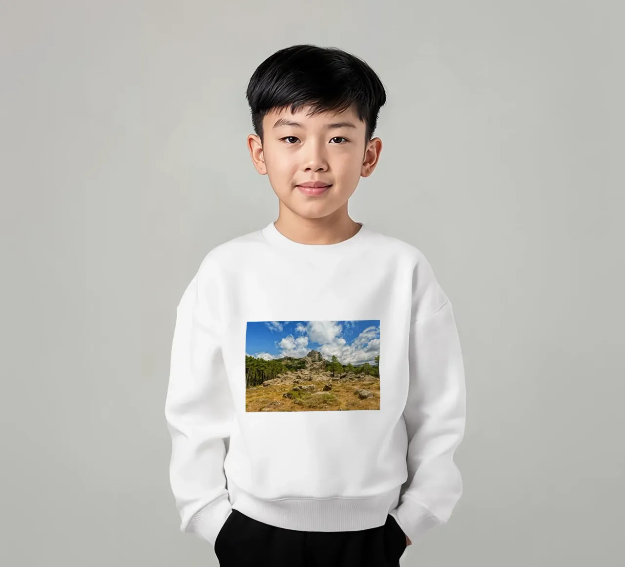 Mountainview Corsica felpa bambino da Curious Collections by Marielle Leenders
