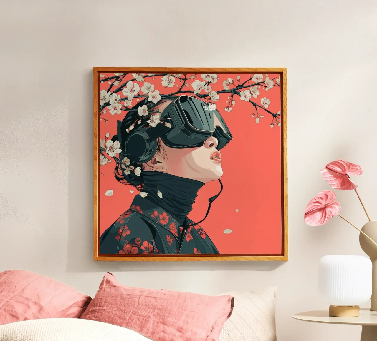 Sakura plexiglass da pixel