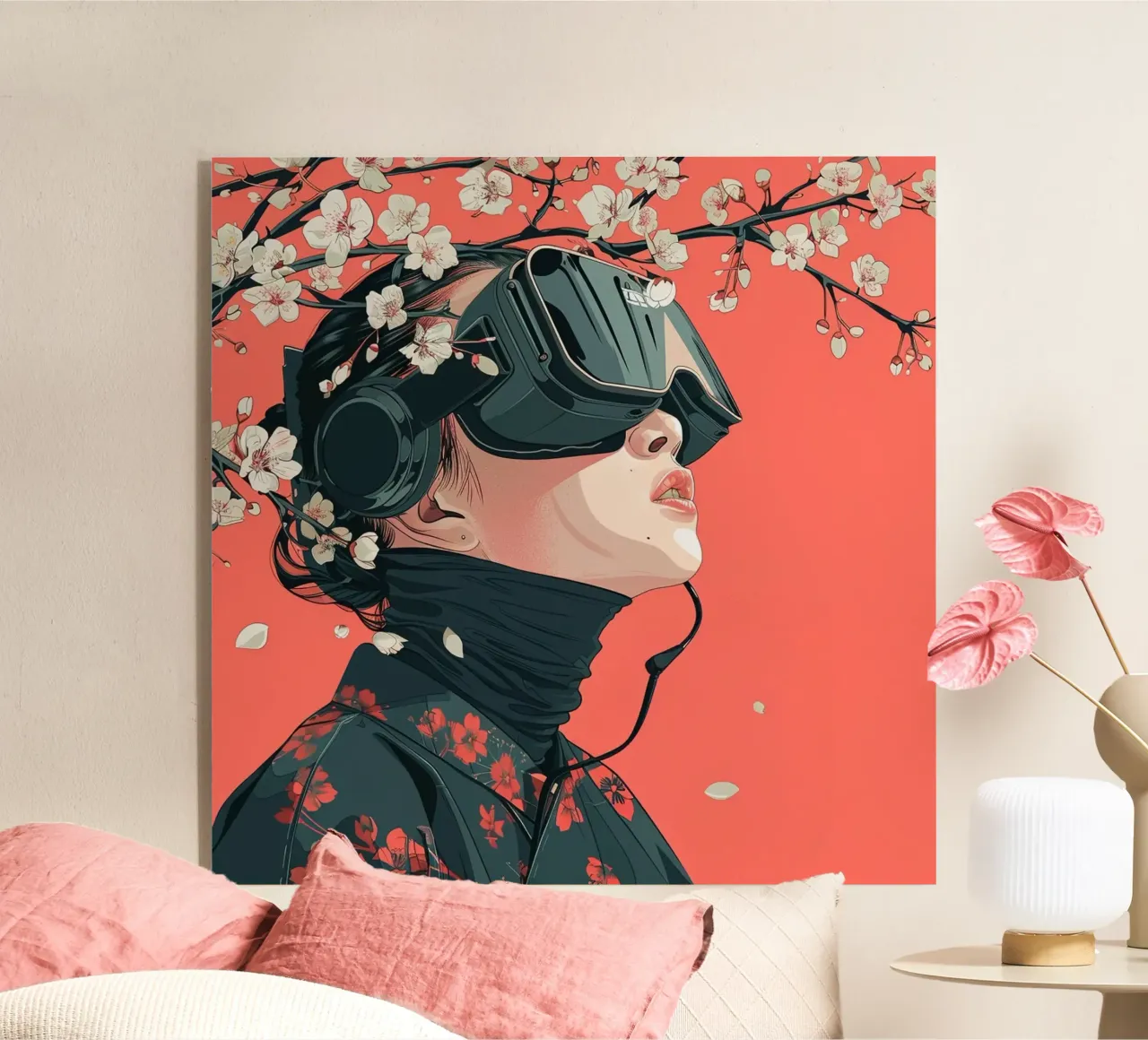 Sakura plexiglass da pixel