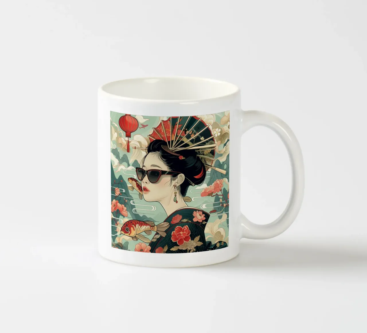 Giappone tazza in ceramica da pixel