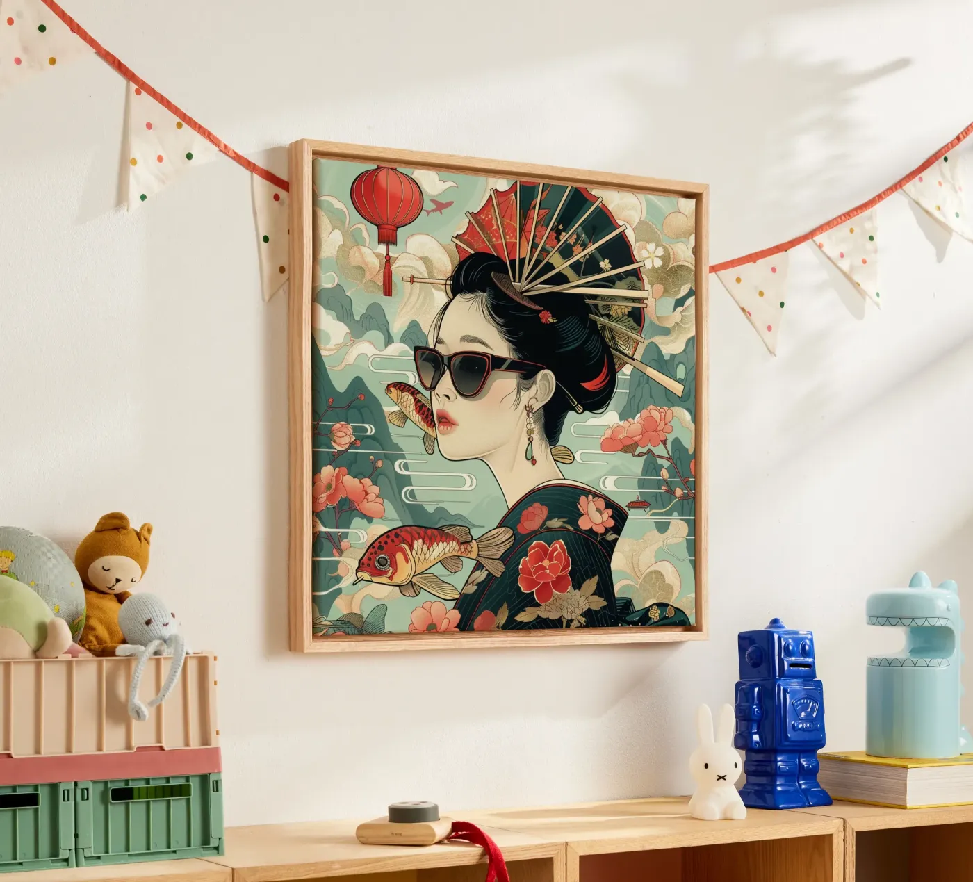 Giappone tela da pixel