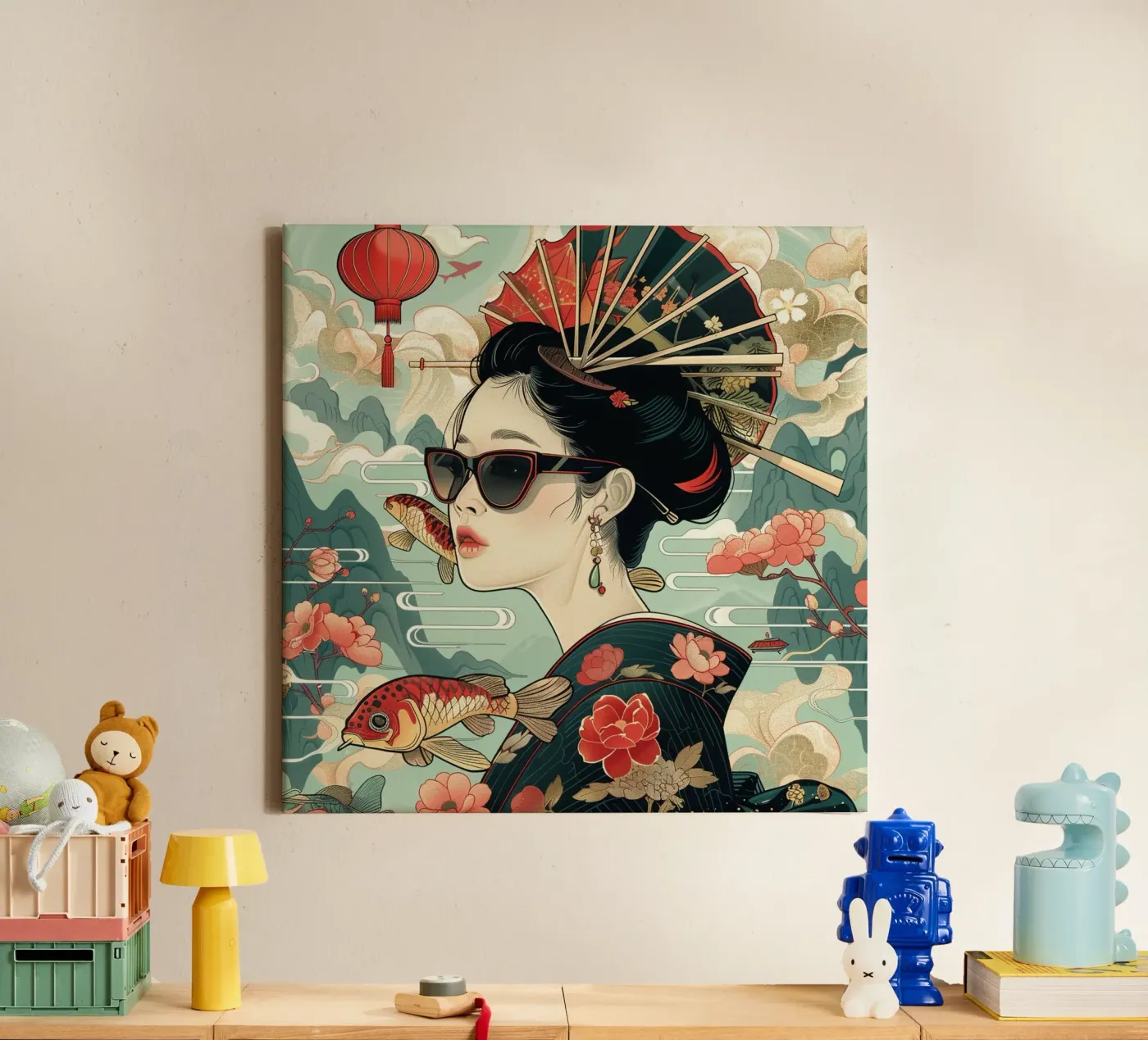 Giappone tela da pixel