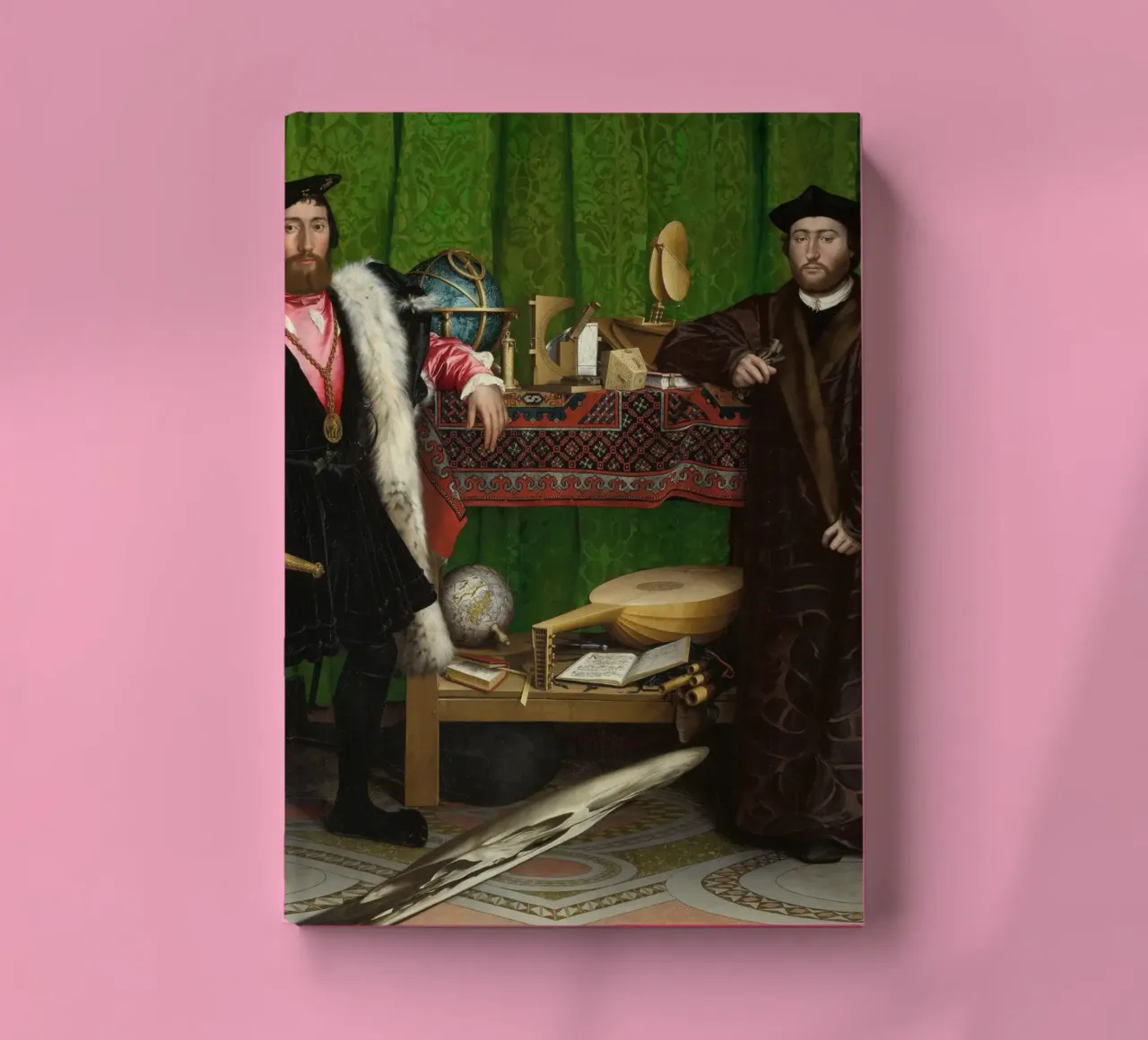Hans Holbein the Younger - The Ambassadors (1533) notebook by William Store