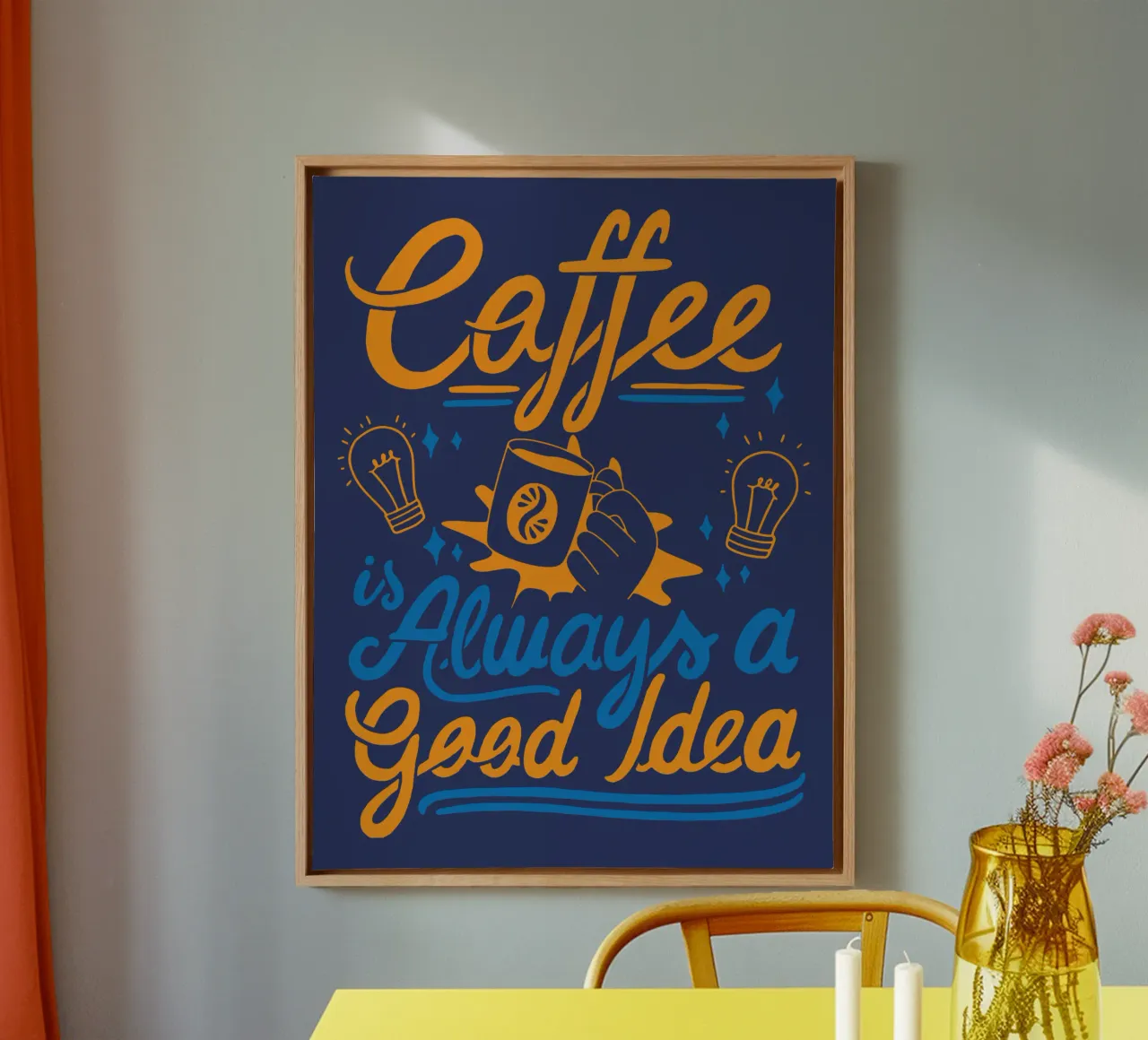 Coffee is Always a Good idea canvas by Gunawan Rb