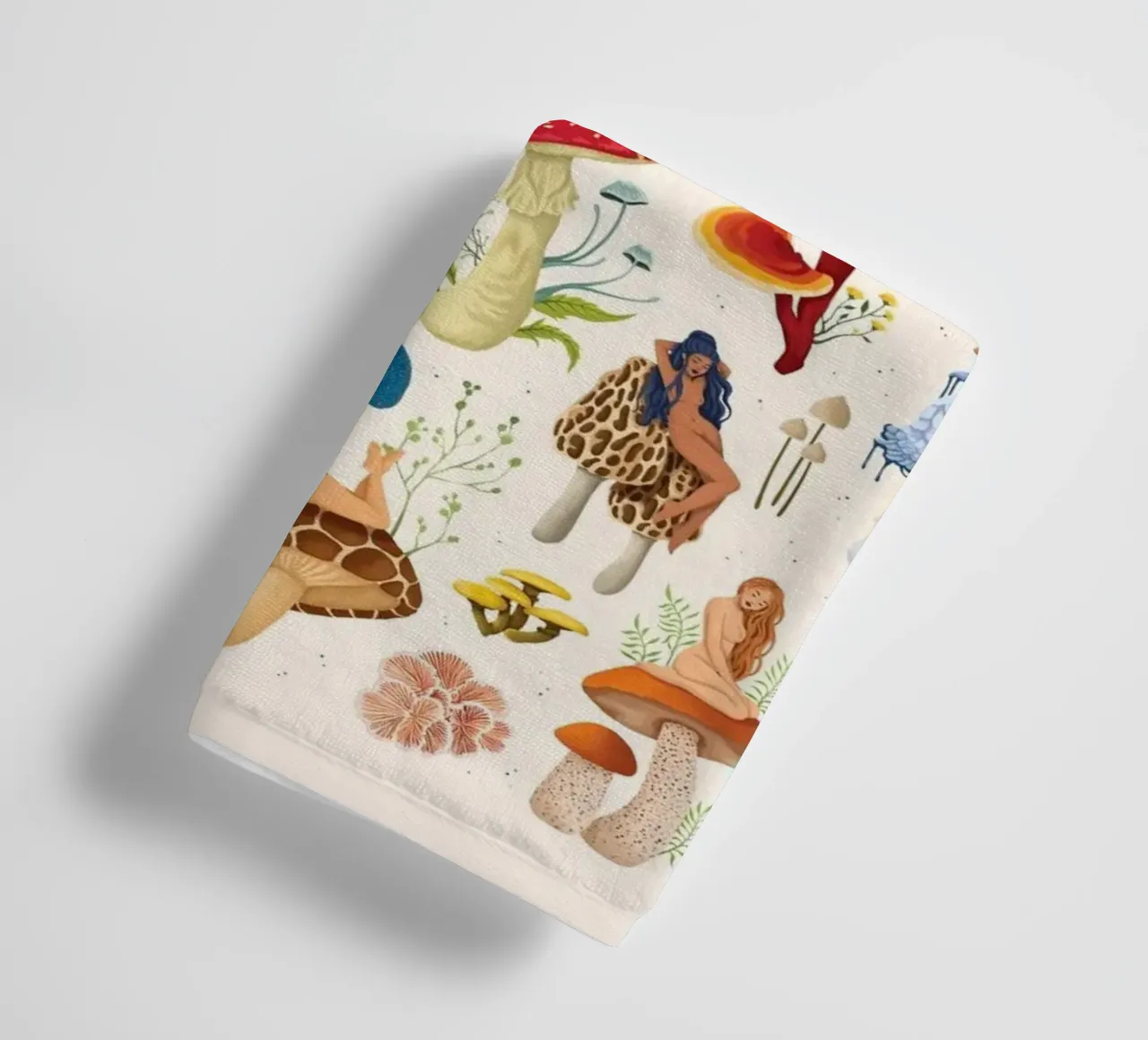 Ninfe dei funghi asciugamano da bagno da Nour Tohme